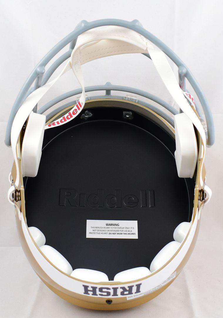 Rocket Ismail Signed Notre Dame Fighting Irish Full-Size Speed Helmet Inscribed "'88 National Champs" (Beckett & Prova) at PristineAuction.com Rocket Ismail Signed Notre Dame Fighting Irish Full-Size Speed Helmet Inscribed "'88 National Champs" (Beckett & Prova) at PristineAuction.com