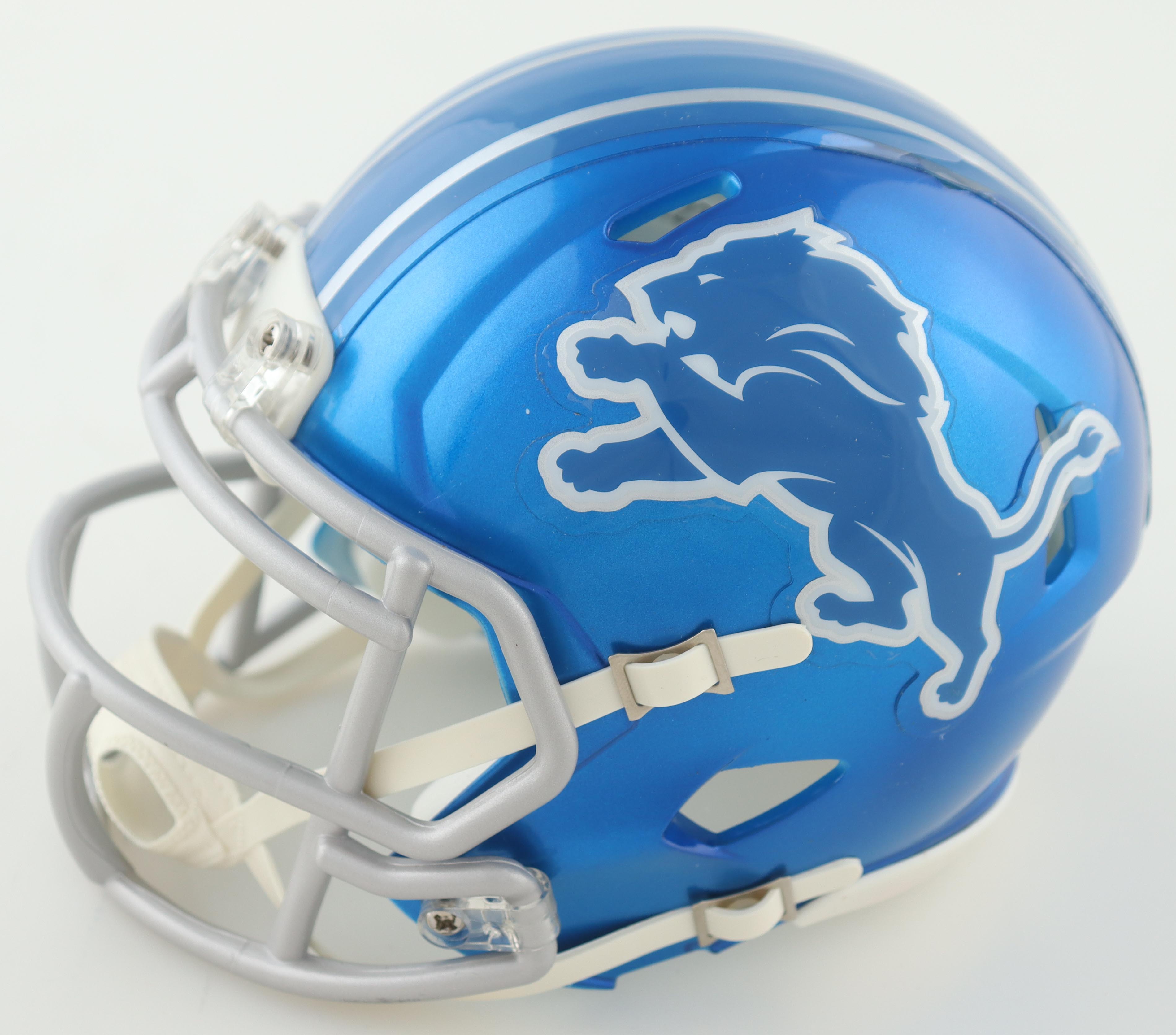 Jahmyr Gibbs Signed Lions Flash Alternate Speed Mini Helmet (Fanatics) at PristineAuction.com Jahmyr Gibbs Signed Lions Flash Alternate Speed Mini Helmet (Fanatics) at PristineAuction.com