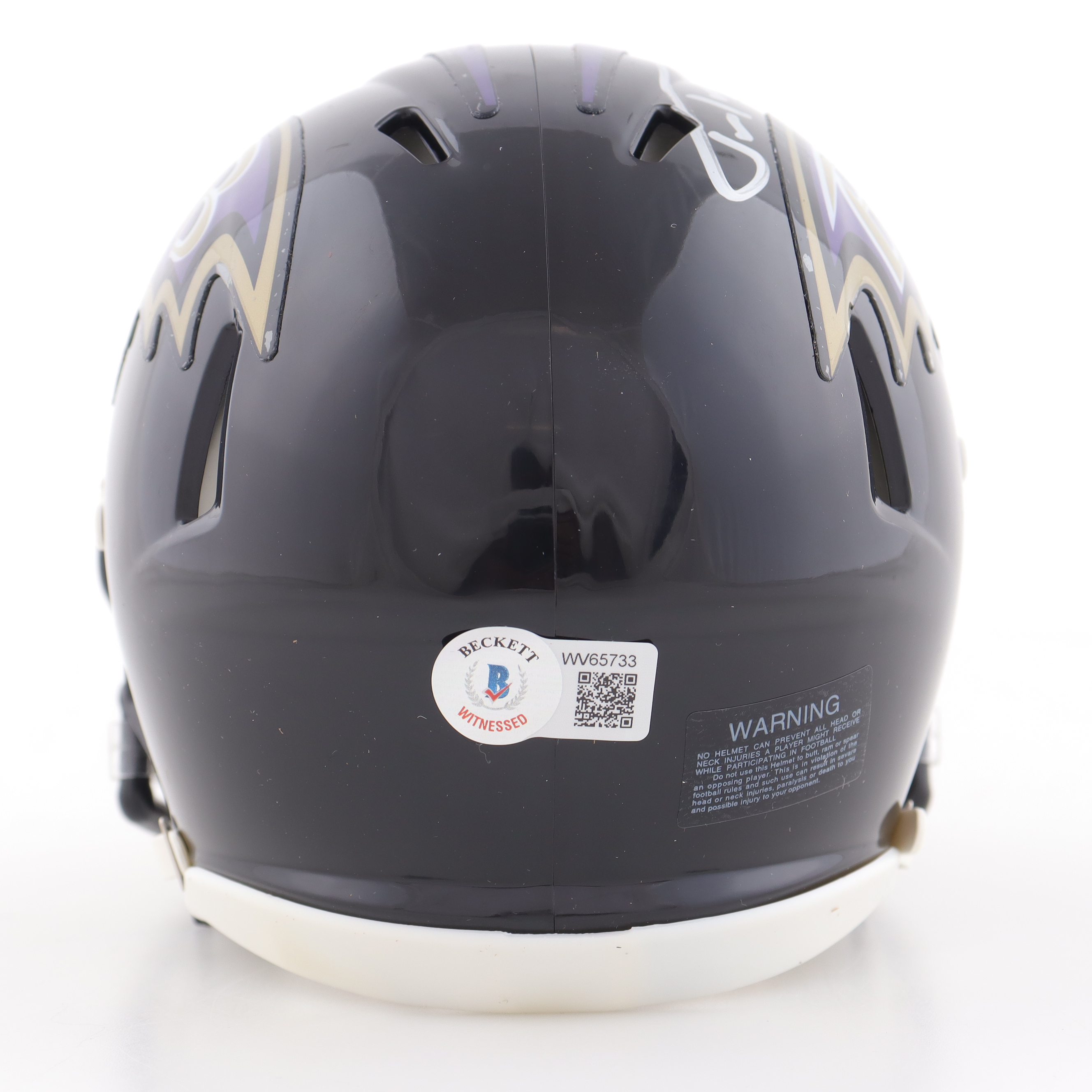 Justin Tucker Signed Ravens Speed Mini Helmet (Beckett) at PristineAuction.com Justin Tucker Signed Ravens Speed Mini Helmet (Beckett) at PristineAuction.com