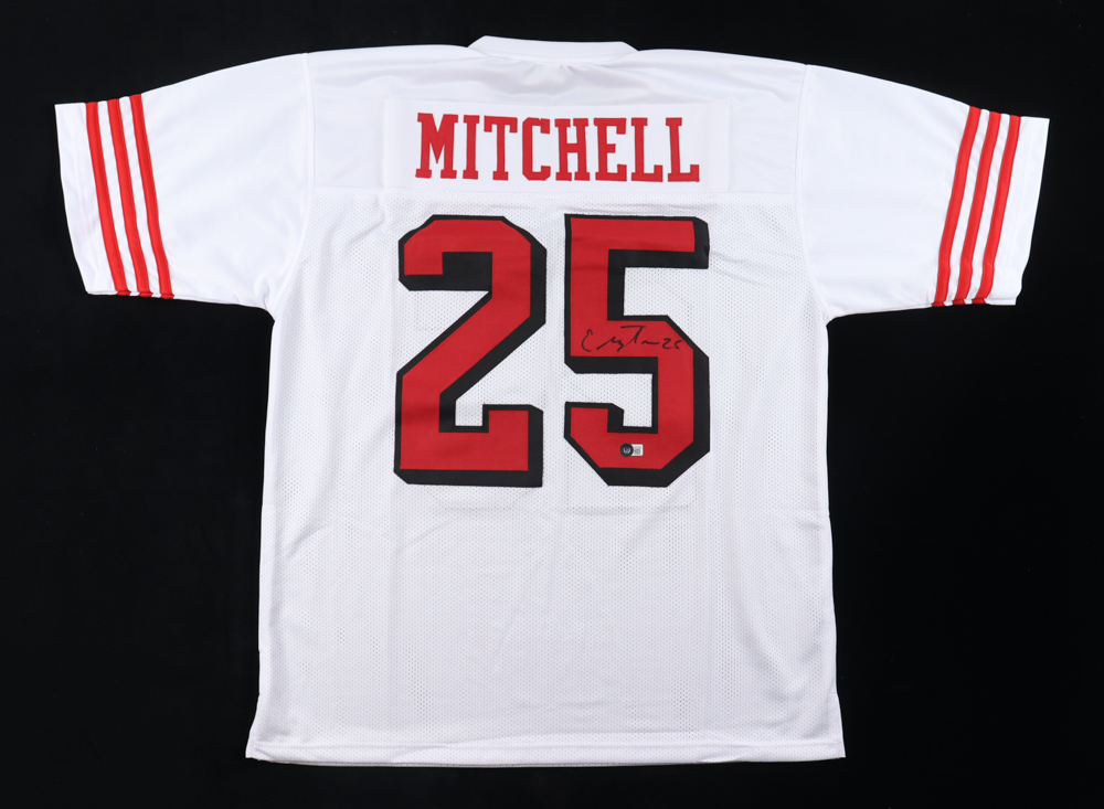 Elijah Mitchell Signed Jersey (Beckett) at PristineAuction.com Elijah Mitchell Signed Jersey (Beckett) at PristineAuction.com