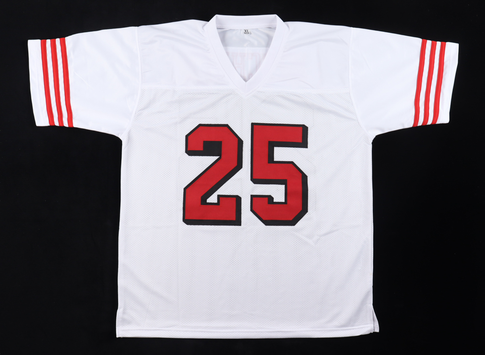 Elijah Mitchell Signed Jersey (Beckett) at PristineAuction.com Elijah Mitchell Signed Jersey (Beckett) at PristineAuction.com