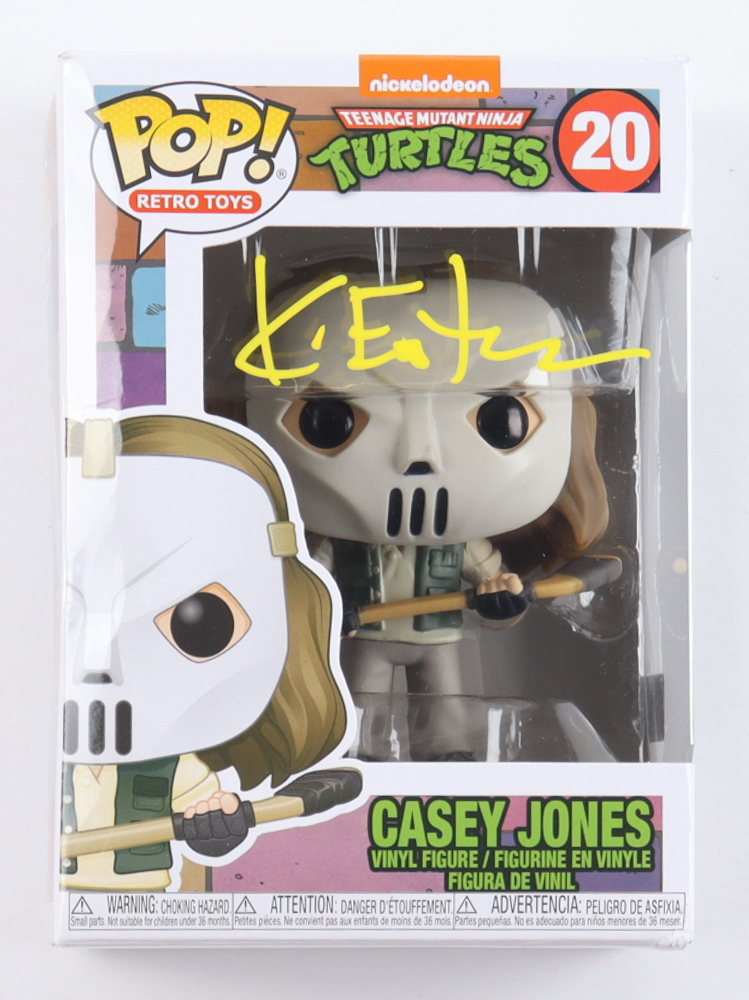 Kevin Eastman Signed "Teenage Mutant Ninja Turtles" #20 Casey Jones Funko Pop! Vinyl Figure (PA) at PristineAuction.com Kevin Eastman Signed "Teenage Mutant Ninja Turtles" #20 Casey Jones Funko Pop! Vinyl Figure (PA) at PristineAuction.com