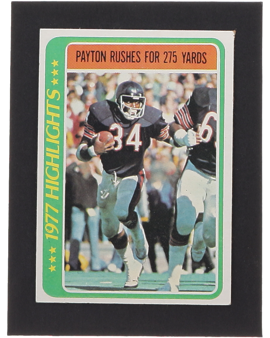 Walter Payton 1978 Topps #3 HL / Rushes for 275 Yards at PristineAuction.com Walter Payton 1978 Topps #3 HL / Rushes for 275 Yards at PristineAuction.com