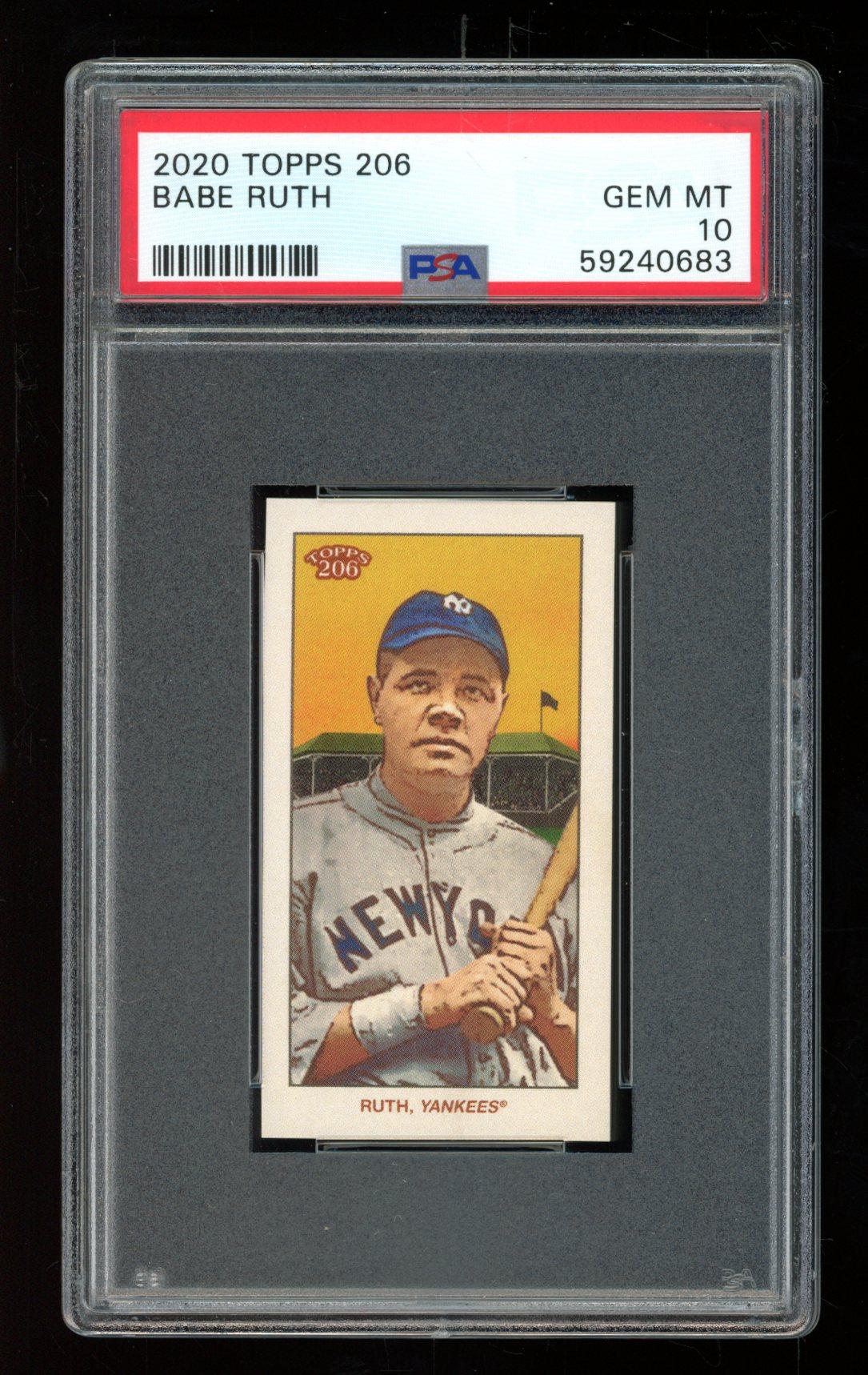 Babe Ruth 2020 Topps Piedmont #206 (PSA 10) at PristineAuction.com Babe Ruth 2020 Topps Piedmont #206 (PSA 10) at PristineAuction.com