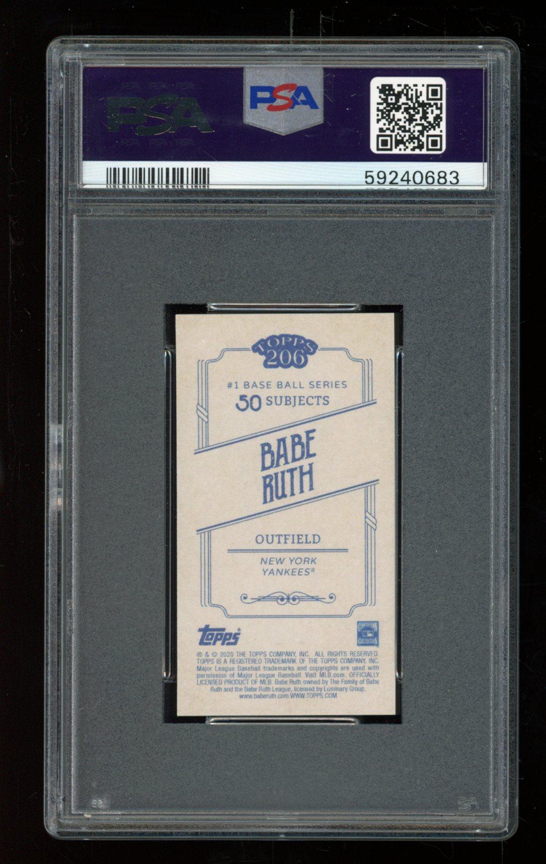 Babe Ruth 2020 Topps Piedmont #206 (PSA 10) at PristineAuction.com Babe Ruth 2020 Topps Piedmont #206 (PSA 10) at PristineAuction.com