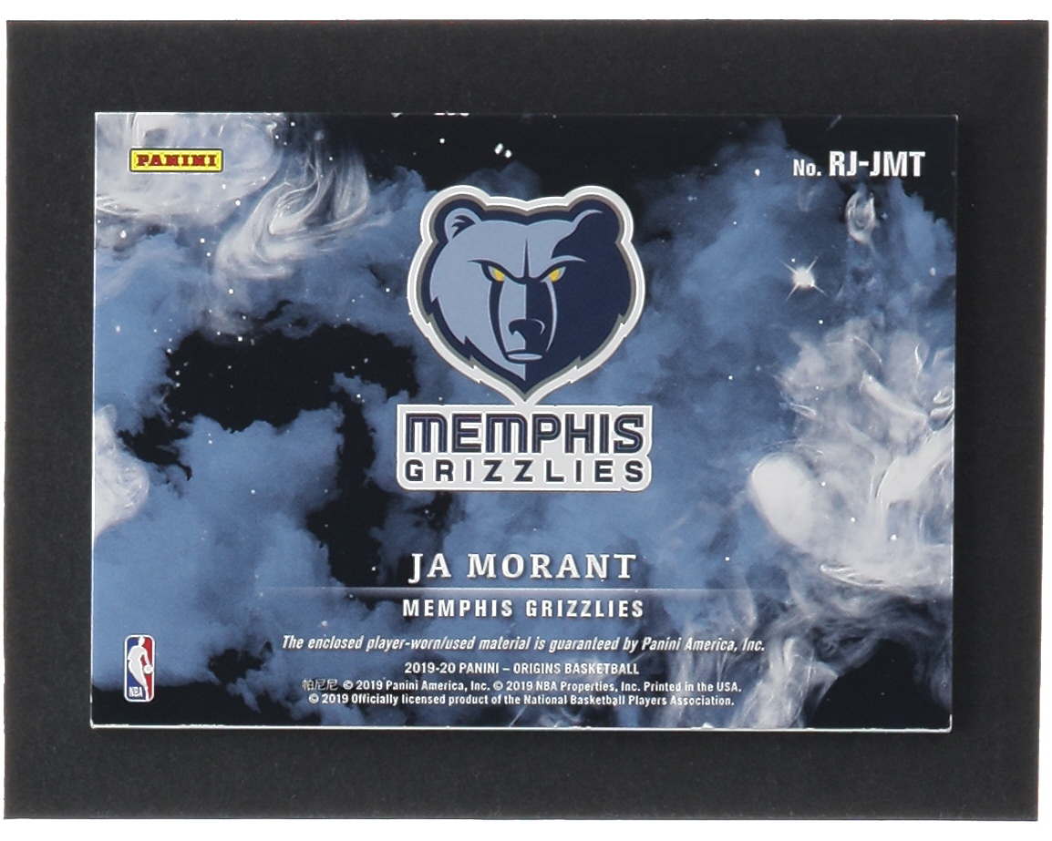 Ja Morant 2019-20 Panini Origins Rookie Jumbo Jerseys Blue #7 RC #35/35 at PristineAuction.com Ja Morant 2019-20 Panini Origins Rookie Jumbo Jerseys Blue #7 RC #35/35 at PristineAuction.com