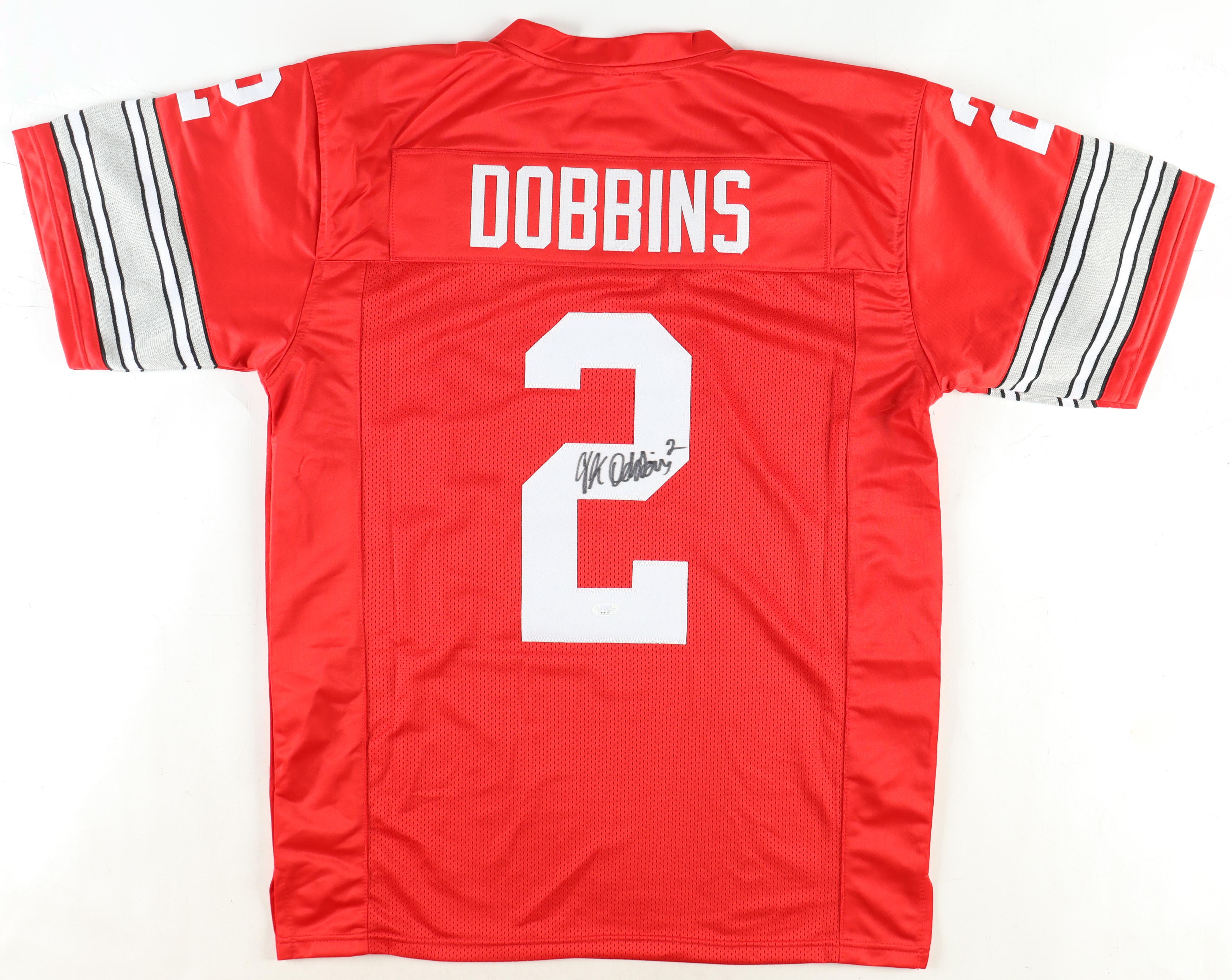 J. K. Dobbins Signed Jersey (JSA) at PristineAuction.com J. K. Dobbins Signed Jersey (JSA) at PristineAuction.com
