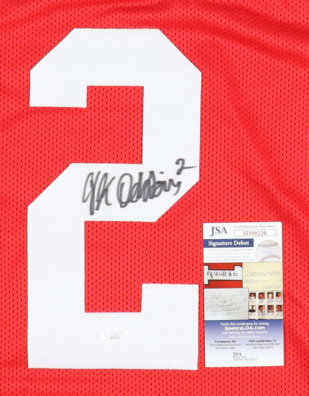 J. K. Dobbins Signed Jersey (JSA) at PristineAuction.com J. K. Dobbins Signed Jersey (JSA) at PristineAuction.com
