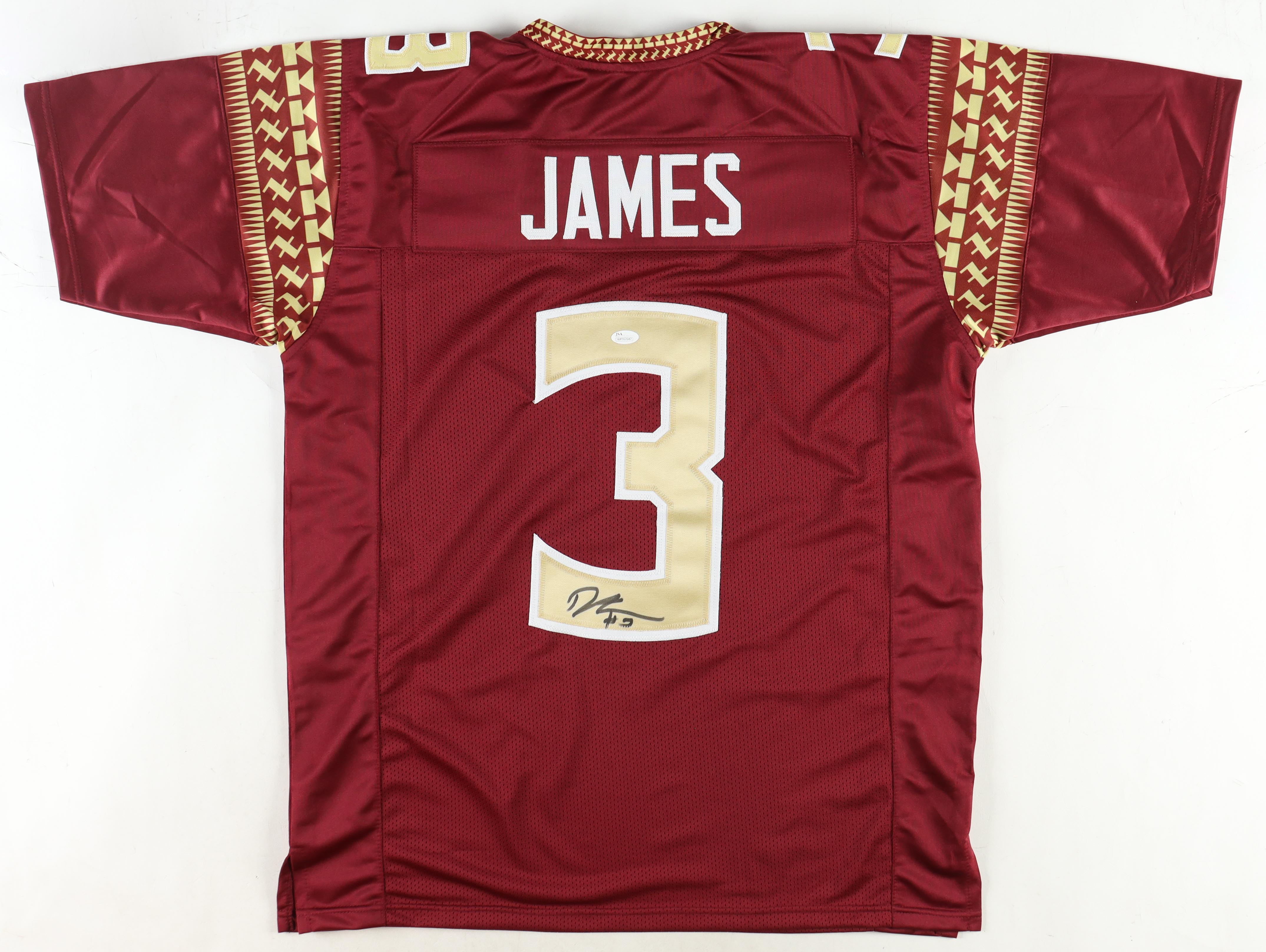 Derwin James Signed Seminoles Jersey (JSA) at PristineAuction.com Derwin James Signed Seminoles Jersey (JSA) at PristineAuction.com