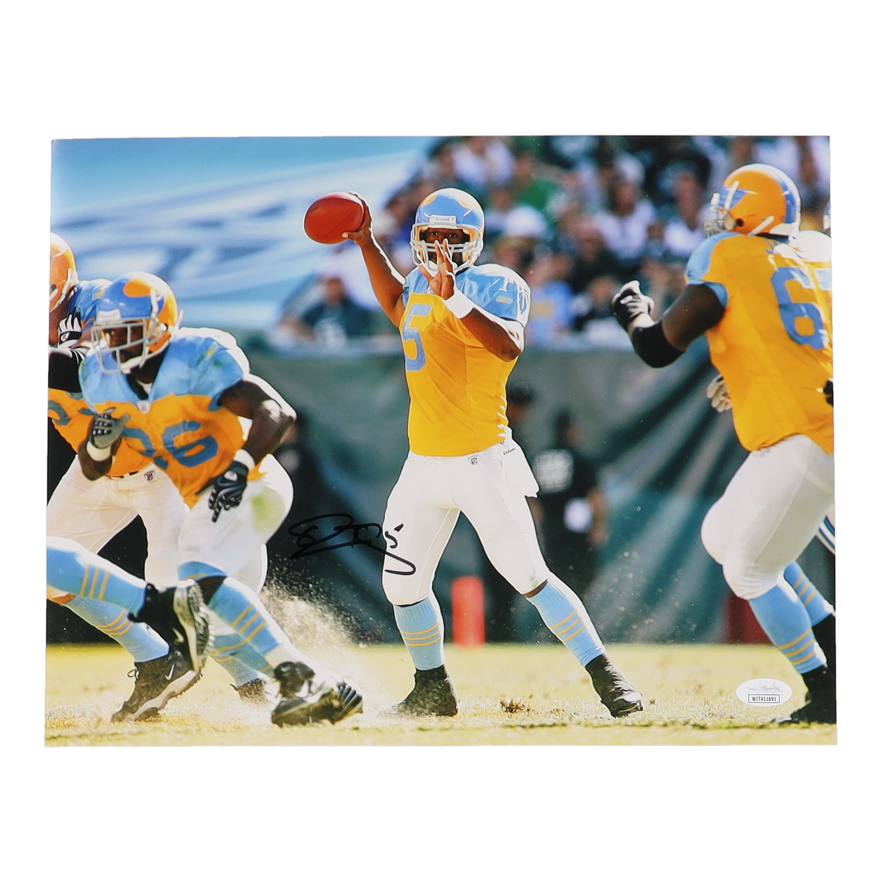 Donovan McNabb Signed Eagles 11x14 Photo (JSA) at PristineAuction.com Donovan McNabb Signed Eagles 11x14 Photo (JSA) at PristineAuction.com