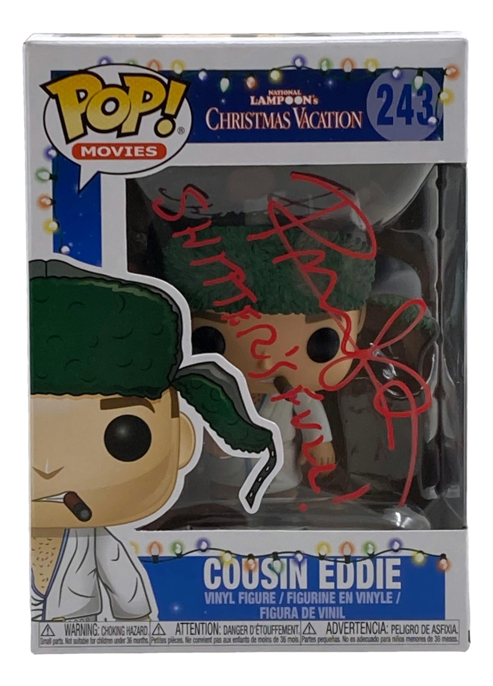 Randy Quaid Signed "National Lampoon's Christmas Vacation" #243 Cousin Eddie Funko Pop! Vinyl Figure Inscribed "Sh*tter's Full!" (Beckett) at PristineAuction.com Randy Quaid Signed "National Lampoon's Christmas Vacation" #243 Cousin Eddie Funko Pop! Vinyl Figure Inscribed "Sh*tter's Full!" (Beckett) at PristineAuction.com