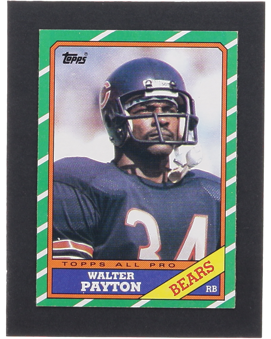Walter Payton 1986 Topps #11 AP at PristineAuction.com Walter Payton 1986 Topps #11 AP at PristineAuction.com