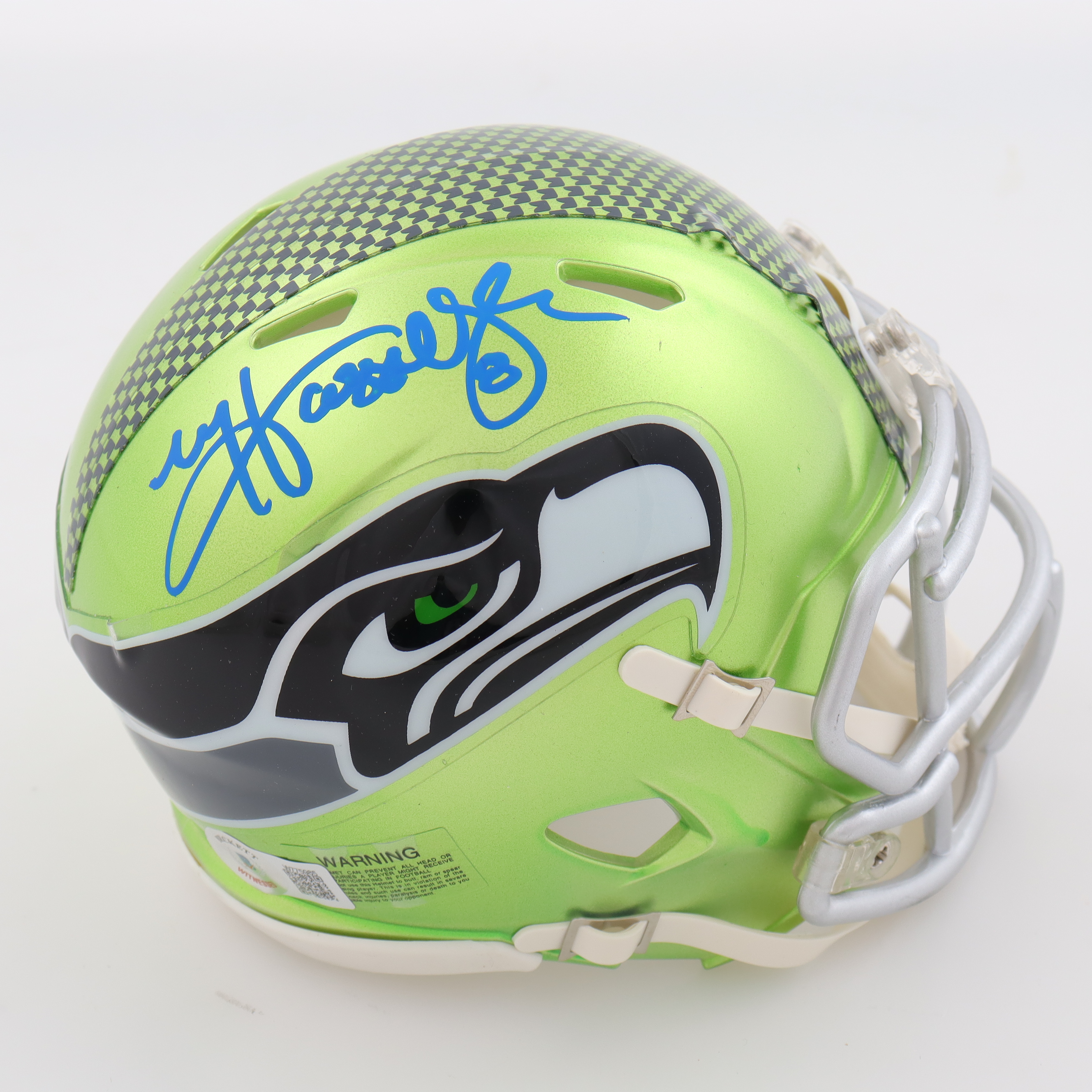 Matt Hasselbeck Signed Seahawks Flash Alternate Speed Mini Helmet (Beckett) at PristineAuction.com Matt Hasselbeck Signed Seahawks Flash Alternate Speed Mini Helmet (Beckett) at PristineAuction.com