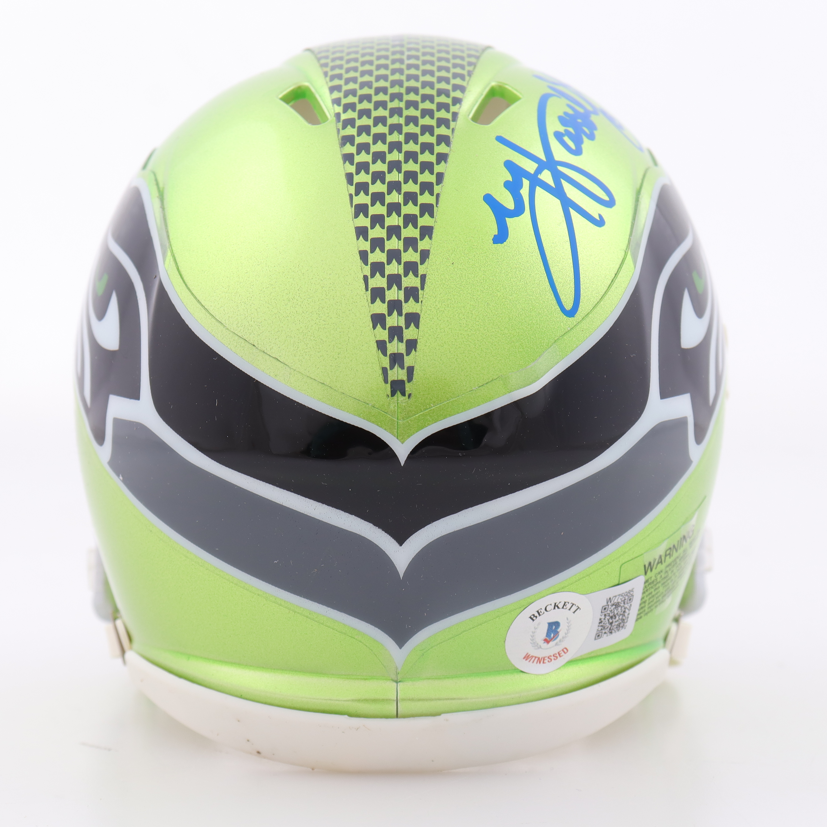 Matt Hasselbeck Signed Seahawks Flash Alternate Speed Mini Helmet (Beckett) at PristineAuction.com Matt Hasselbeck Signed Seahawks Flash Alternate Speed Mini Helmet (Beckett) at PristineAuction.com