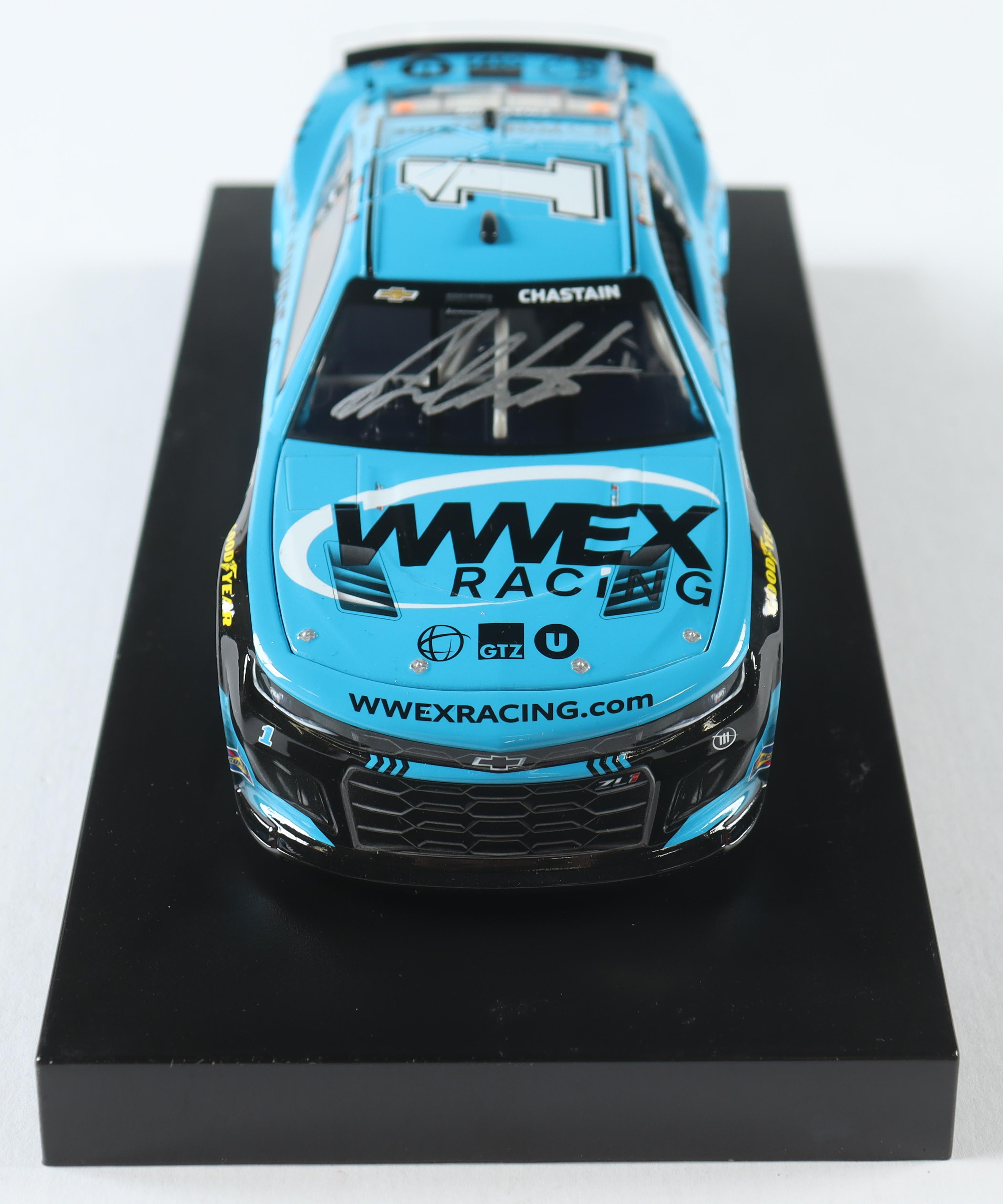 Ross Chastain Signed 2023 #1 Worldwide Express I 1:24 Diecast Car (PA) at PristineAuction.com Ross Chastain Signed 2023 #1 Worldwide Express I 1:24 Diecast Car (PA) at PristineAuction.com
