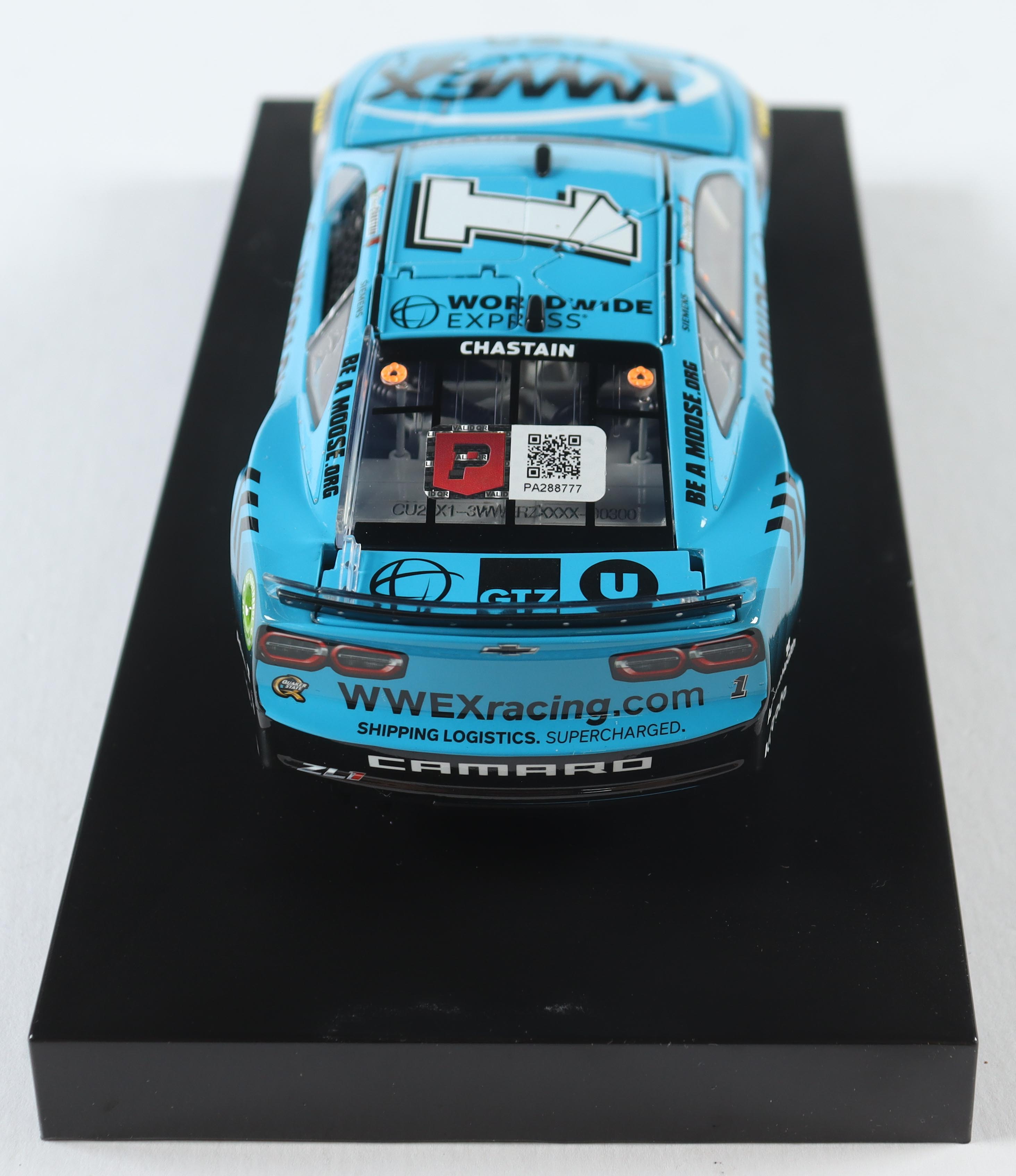 Ross Chastain Signed 2023 #1 Worldwide Express I 1:24 Diecast Car (PA) at PristineAuction.com Ross Chastain Signed 2023 #1 Worldwide Express I 1:24 Diecast Car (PA) at PristineAuction.com