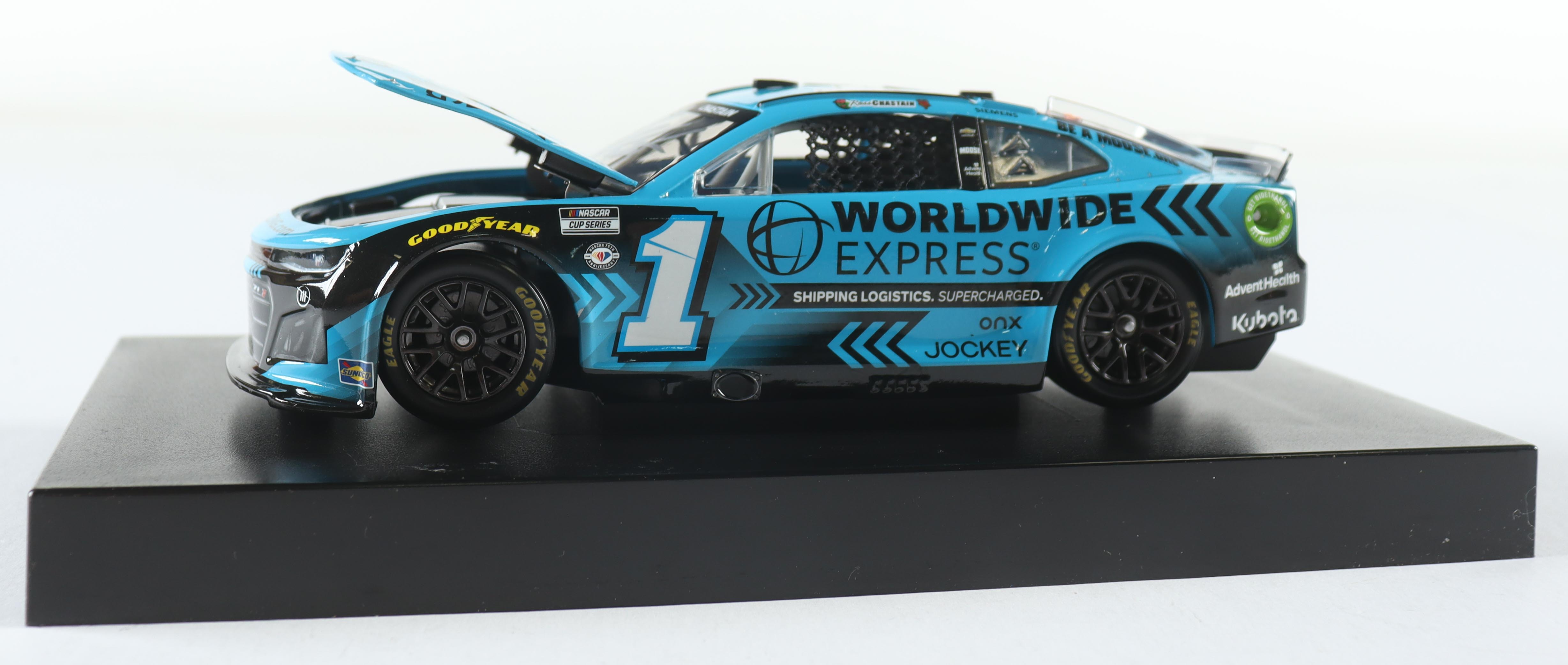 Ross Chastain Signed 2023 #1 Worldwide Express I 1:24 Diecast Car (PA) at PristineAuction.com Ross Chastain Signed 2023 #1 Worldwide Express I 1:24 Diecast Car (PA) at PristineAuction.com