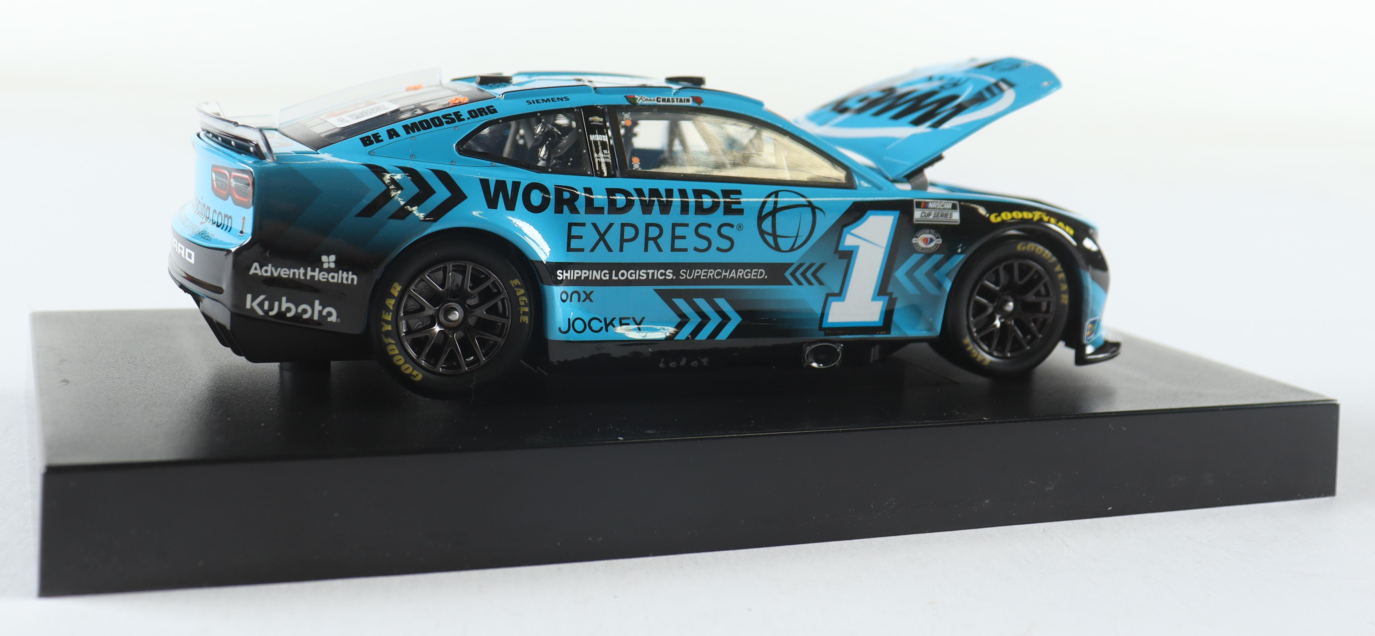 Ross Chastain Signed 2023 #1 Worldwide Express I 1:24 Diecast Car (PA) at PristineAuction.com Ross Chastain Signed 2023 #1 Worldwide Express I 1:24 Diecast Car (PA) at PristineAuction.com