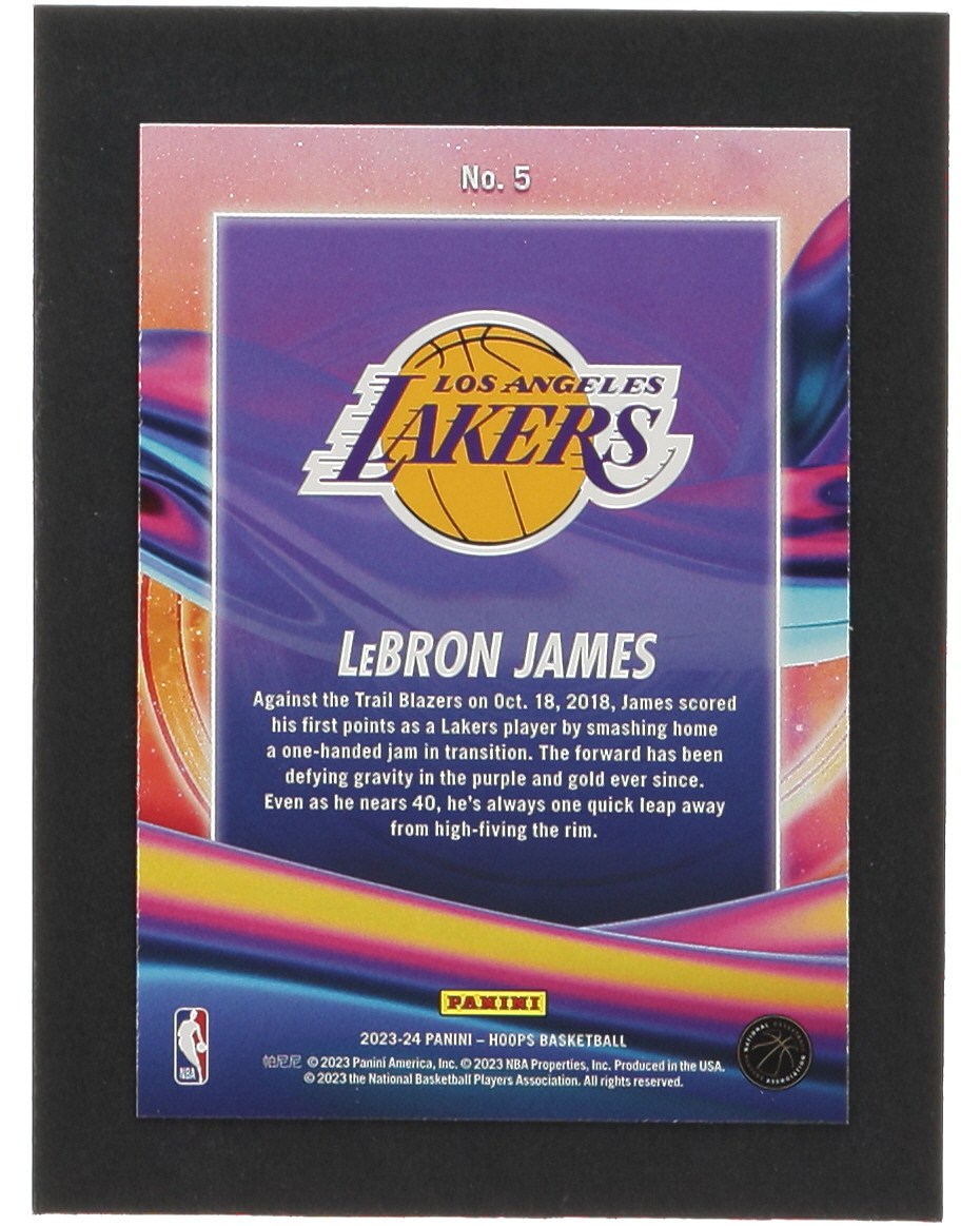 LeBron James 2023-24 Hoops Anti Gravity Holo #5 at PristineAuction.com LeBron James 2023-24 Hoops Anti Gravity Holo #5 at PristineAuction.com
