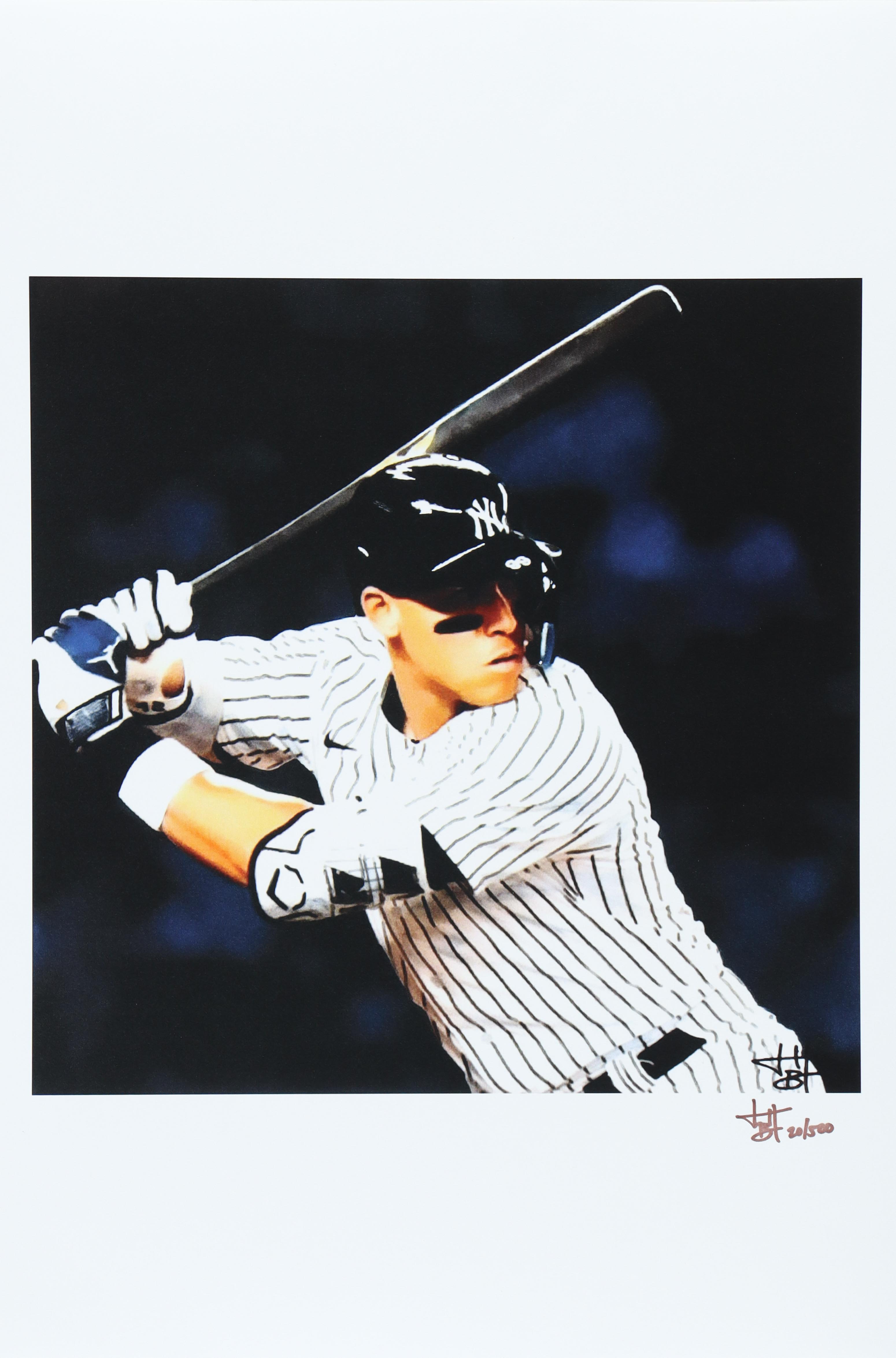 Aaron Judge - Yankees - Joshua Barton Signed LE 12x18 Lithograph #/500 (PA) at PristineAuction.com Aaron Judge - Yankees - Joshua Barton Signed LE 12x18 Lithograph #/500 (PA) at PristineAuction.com