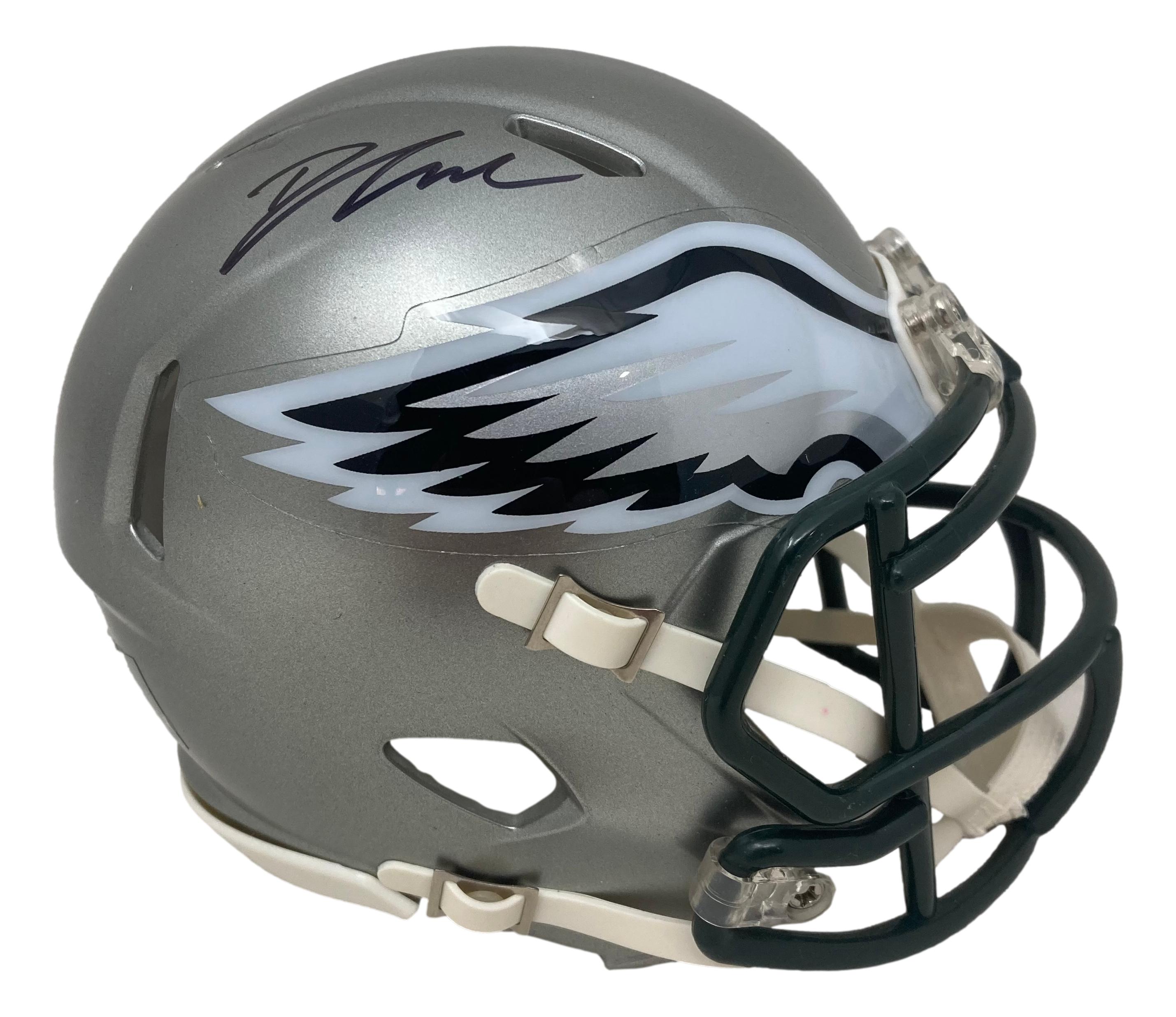 D'Andre Swift Signed Eagles Flash Alternate Speed Mini Helmet (JSA) at PristineAuction.com D'Andre Swift Signed Eagles Flash Alternate Speed Mini Helmet (JSA) at PristineAuction.com