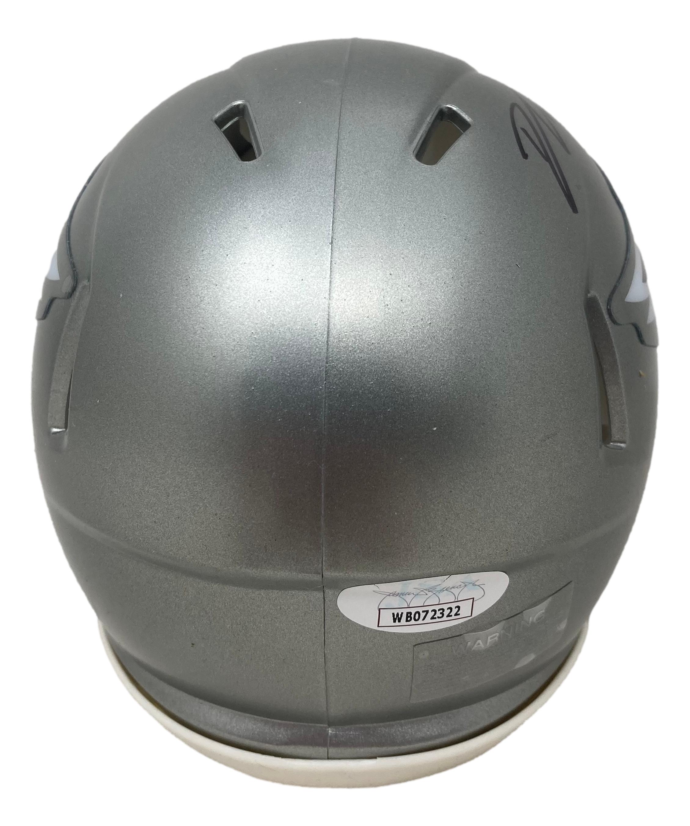 D'Andre Swift Signed Eagles Flash Alternate Speed Mini Helmet (JSA) at PristineAuction.com D'Andre Swift Signed Eagles Flash Alternate Speed Mini Helmet (JSA) at PristineAuction.com