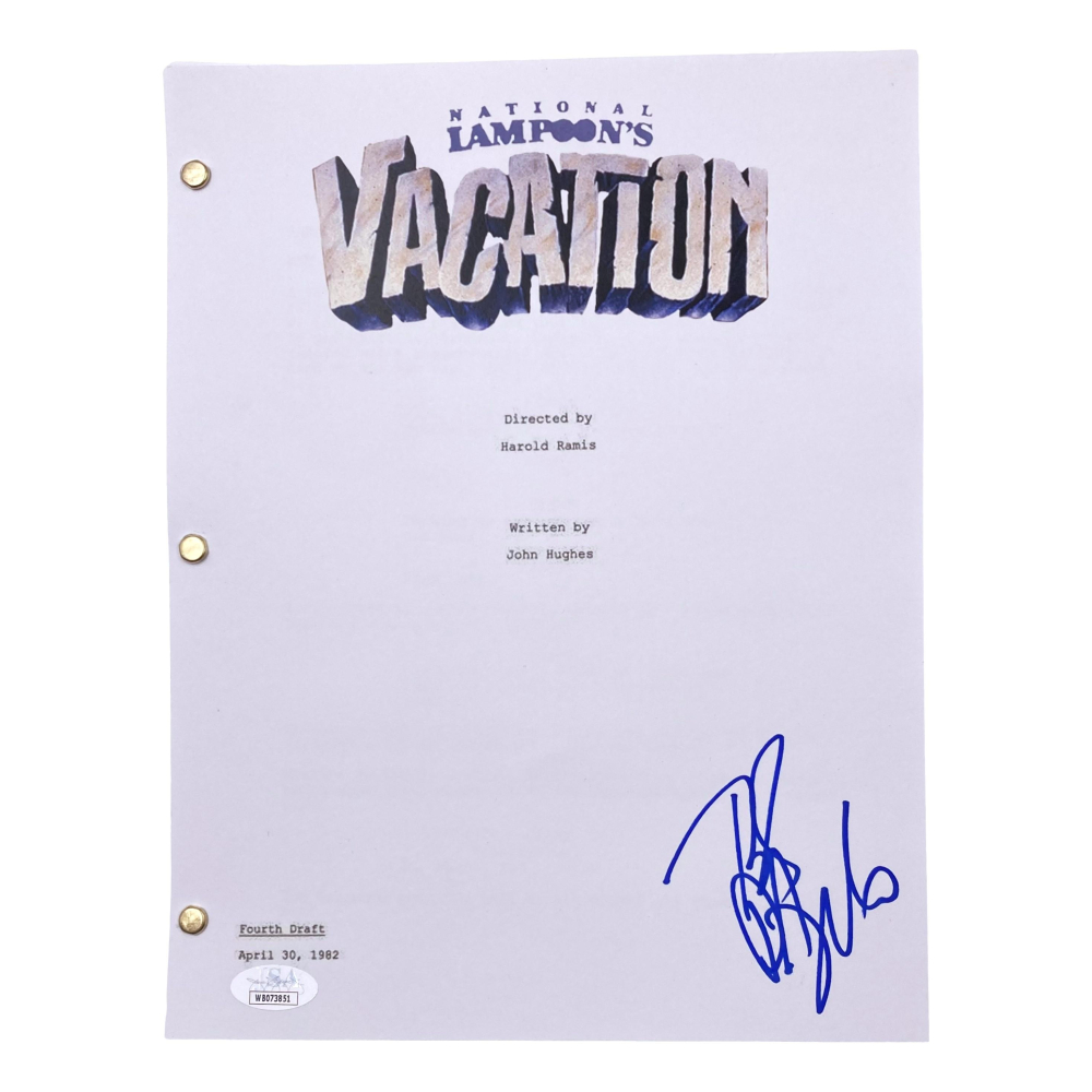 Beverly D'Angelo Signed "National Lampoon's = Vacation" Movie Script
