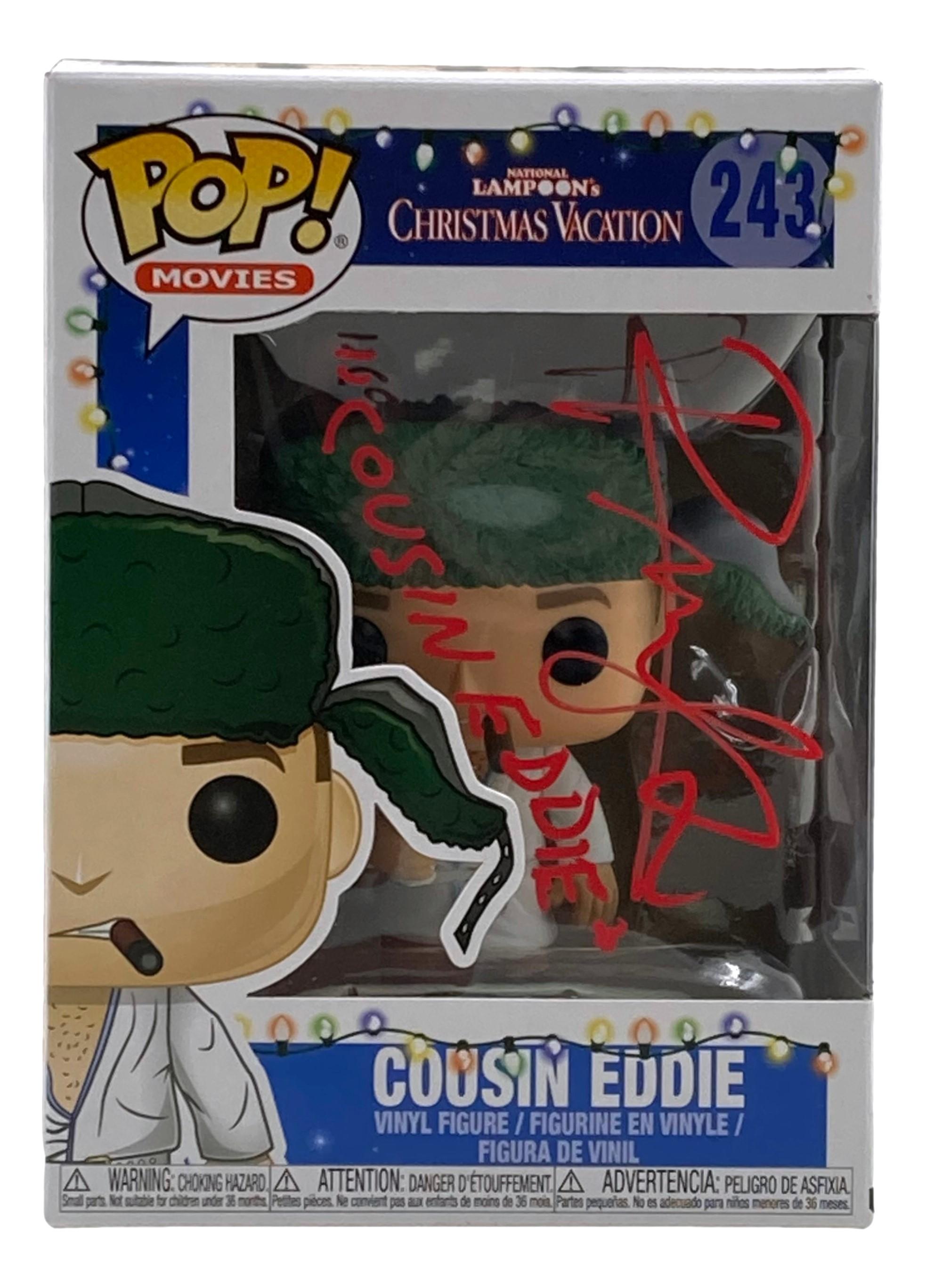Randy Quaid Signed "National Lampoon's Christmas Vacation" #243 Cousin Eddie Funko Pop! Vinyl Figure Inscribed "'Cousin Eddie'" (Beckett) at PristineAuction.com Randy Quaid Signed "National Lampoon's Christmas Vacation" #243 Cousin Eddie Funko Pop! Vinyl Figure Inscribed "'Cousin Eddie'" (Beckett) at PristineAuction.com