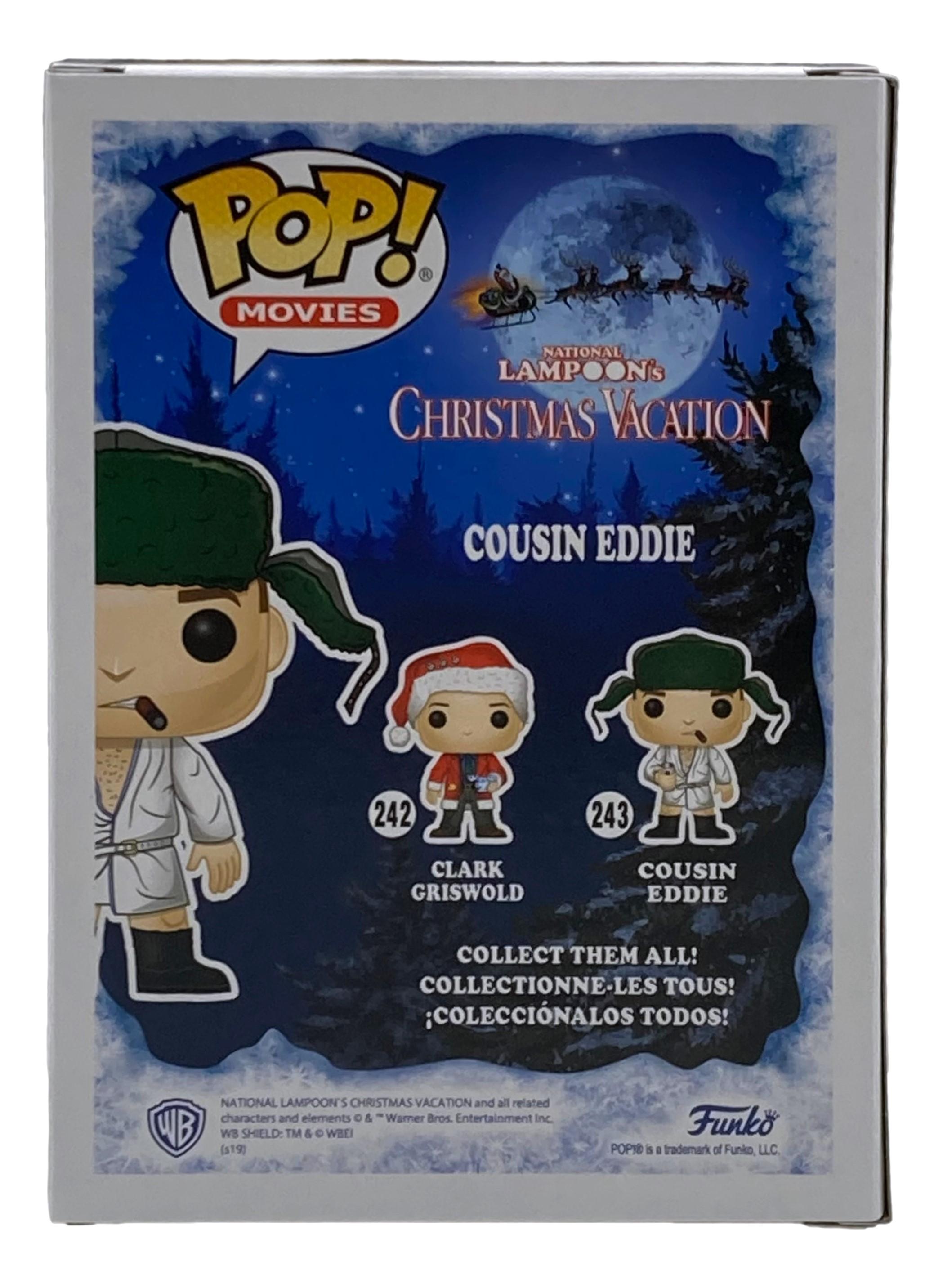 Randy Quaid Signed "National Lampoon's Christmas Vacation" #243 Cousin Eddie Funko Pop! Vinyl Figure Inscribed "'Cousin Eddie'" (Beckett) at PristineAuction.com Randy Quaid Signed "National Lampoon's Christmas Vacation" #243 Cousin Eddie Funko Pop! Vinyl Figure Inscribed "'Cousin Eddie'" (Beckett) at PristineAuction.com