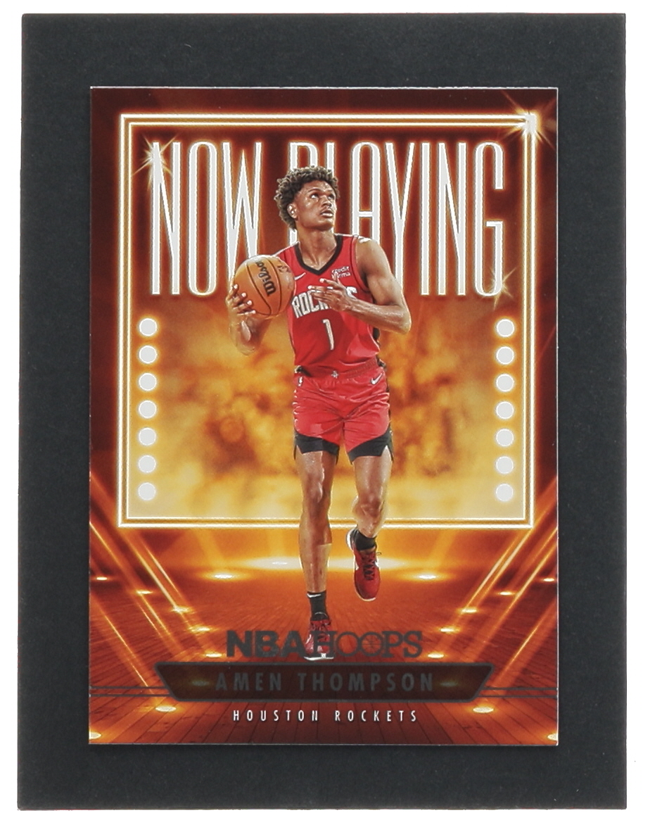 Amen Thompson 2023-24 Hoops Now Playing #18 RC at PristineAuction.com Amen Thompson 2023-24 Hoops Now Playing #18 RC at PristineAuction.com