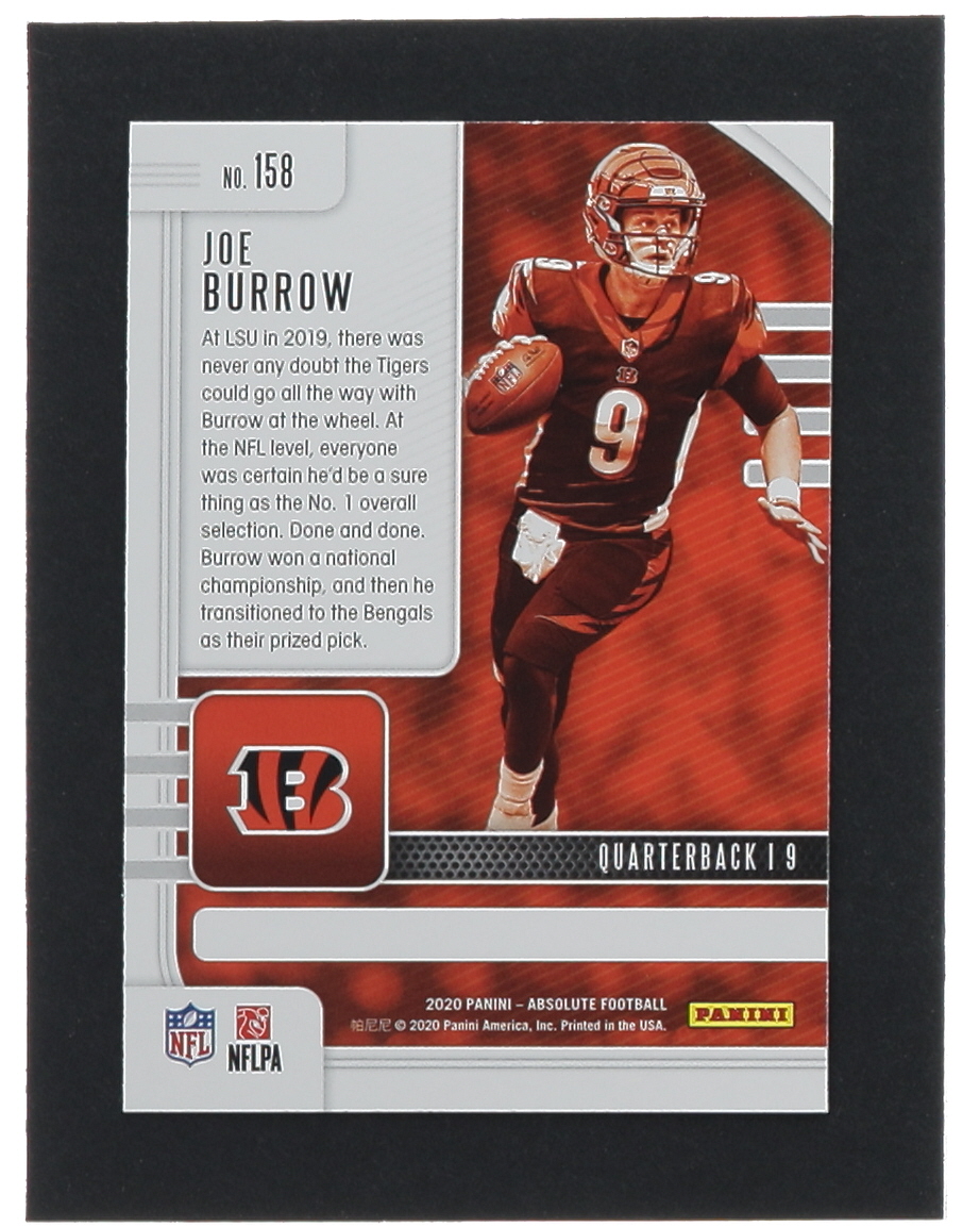 Joe Burrow 2020 Absolute #158 RC at PristineAuction.com Joe Burrow 2020 Absolute #158 RC at PristineAuction.com