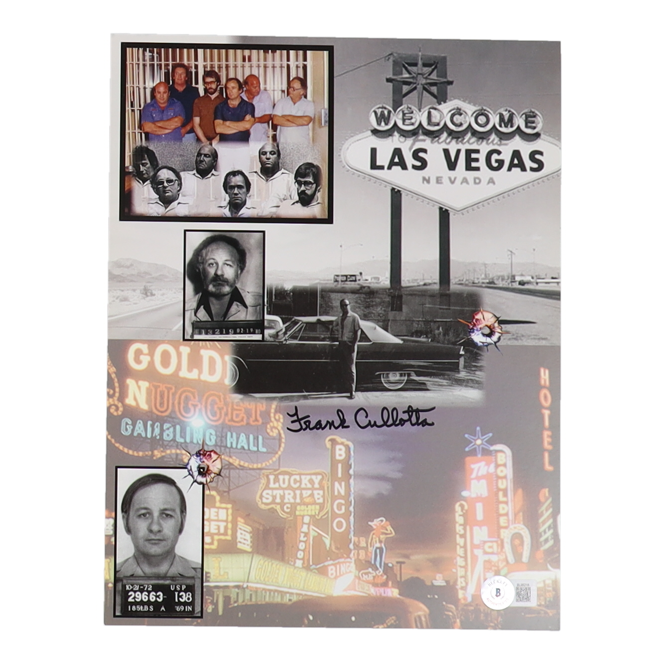 Frank Cullotta Signed 8x10 Photo (Beckett) at PristineAuction.com Frank Cullotta Signed 8x10 Photo (Beckett) at PristineAuction.com