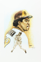 "Tony Gwynn" Padres LE 12x18 Lithograph by Brian Barton #/250 (PA) at PristineAuction.com