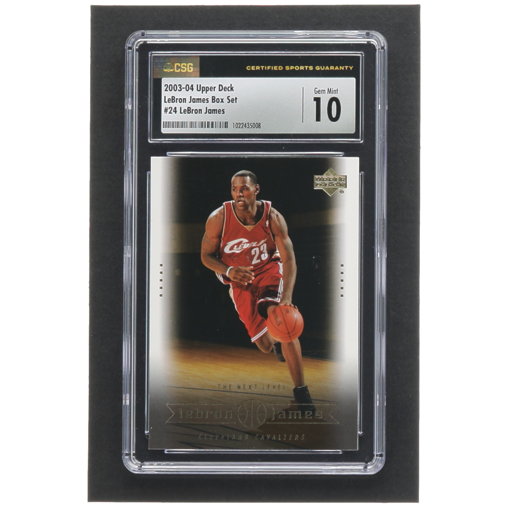 upper deck collectibles lebron james