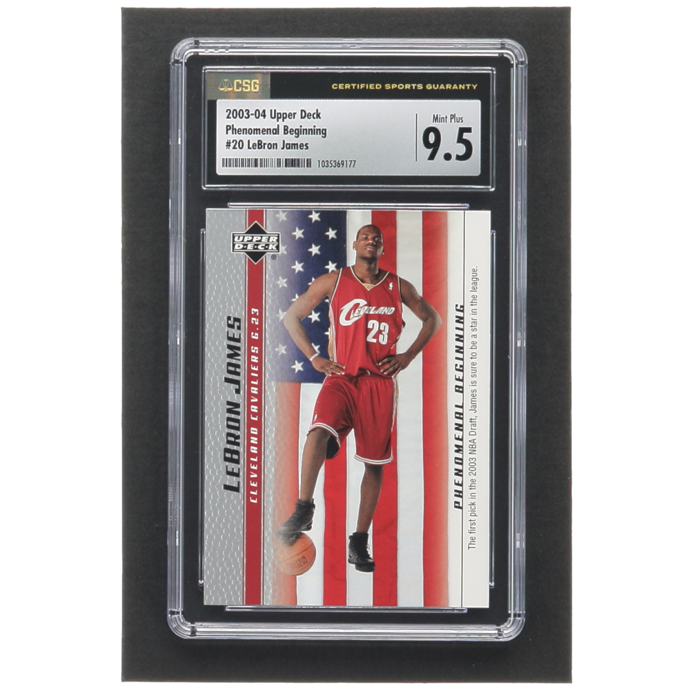 upper deck phenomenal beginnings lebron james