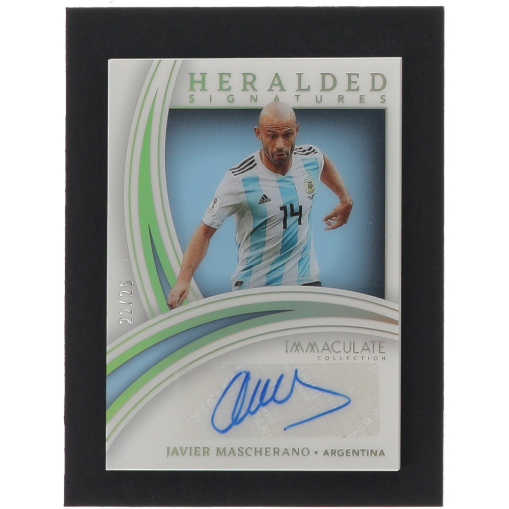 Futera Autographs Javier Mascherano MF ARGENTINA ハビエル