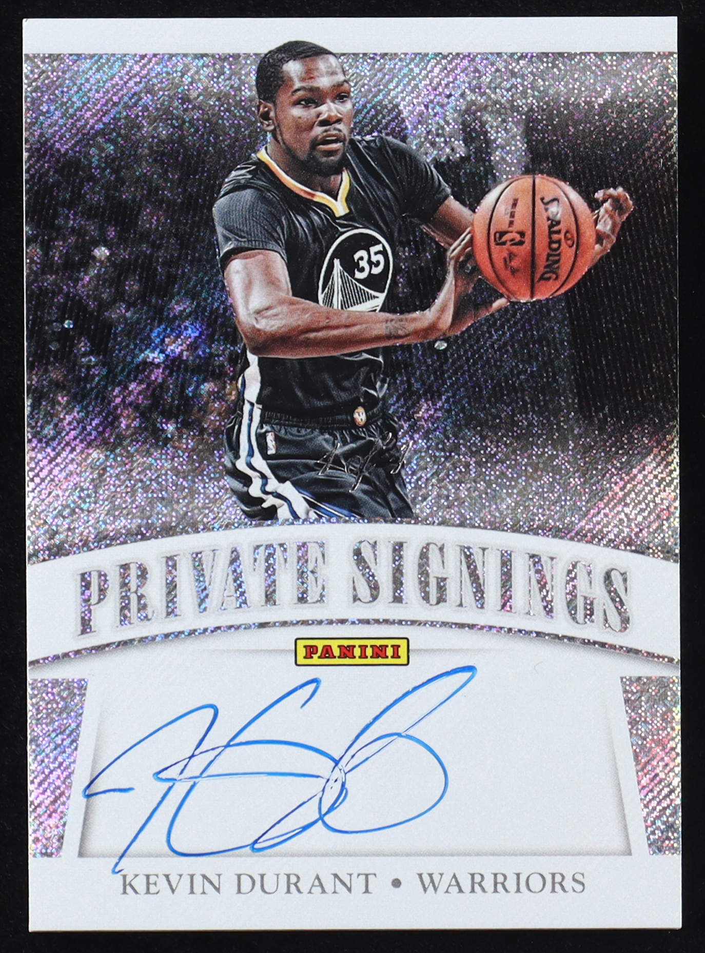 Kevin Durant 2017-18 Panini Private Signings White Sparkle #KD4 Autograph #1/1 at PristineAuction.com Kevin Durant 2017-18 Panini Private Signings White Sparkle #KD4 Autograph #1/1 at PristineAuction.com