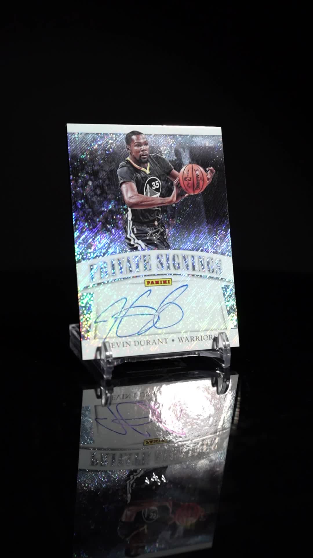 Kevin Durant 2017-18 Panini Private Signings White Sparkle #KD4 Autograph #1/1 at PristineAuction.com Kevin Durant 2017-18 Panini Private Signings White Sparkle #KD4 Autograph #1/1 at PristineAuction.com