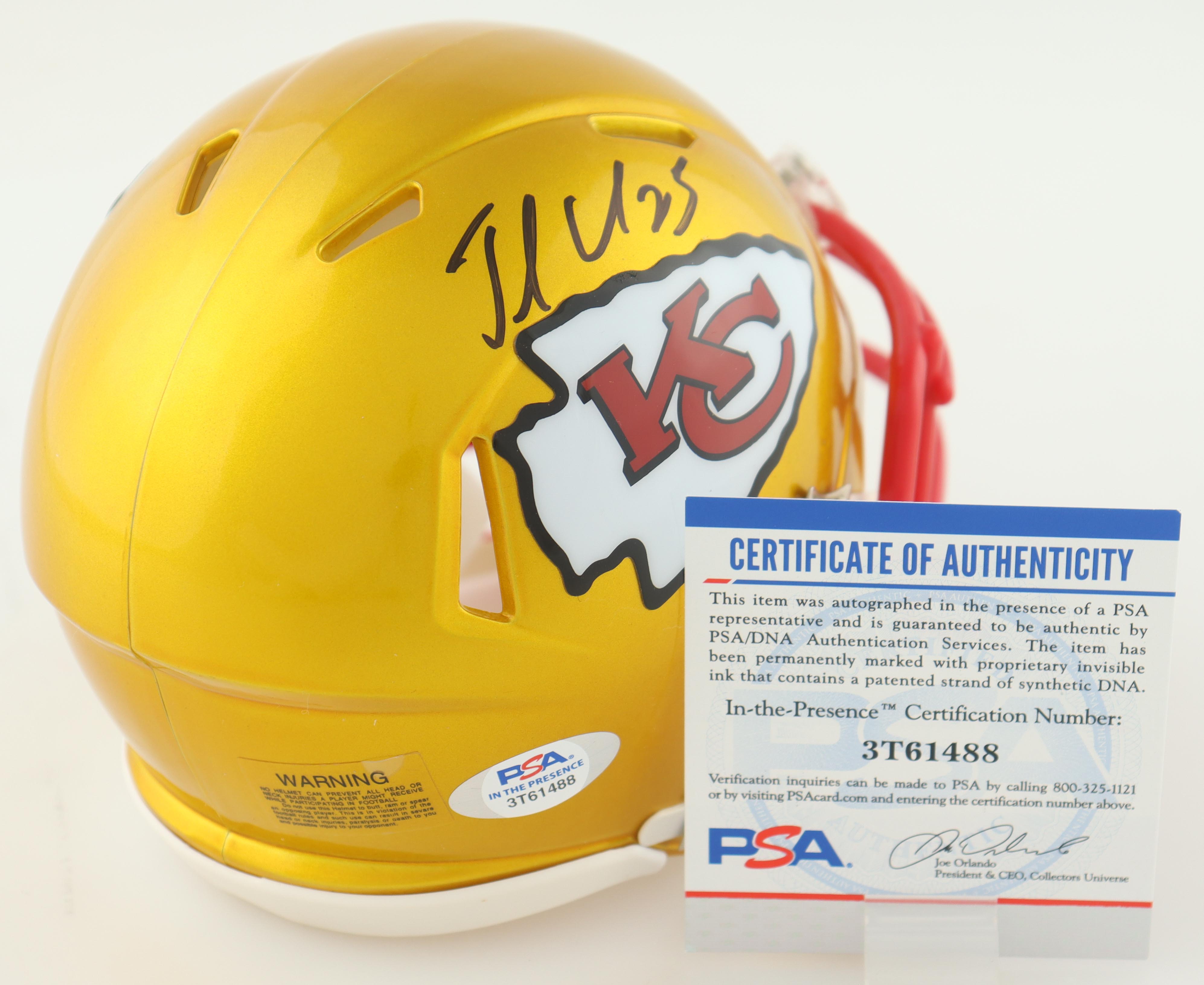 Jamaal Charles Signed Chiefs Speed Mini Helmet (PSA) at PristineAuction.com Jamaal Charles Signed Chiefs Speed Mini Helmet (PSA) at PristineAuction.com