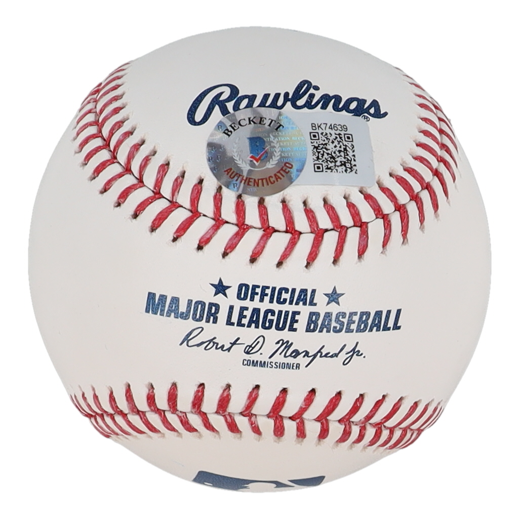 Gavin Newsom Signed OML Baseball (Beckett) at PristineAuction.com Gavin Newsom Signed OML Baseball (Beckett) at PristineAuction.com