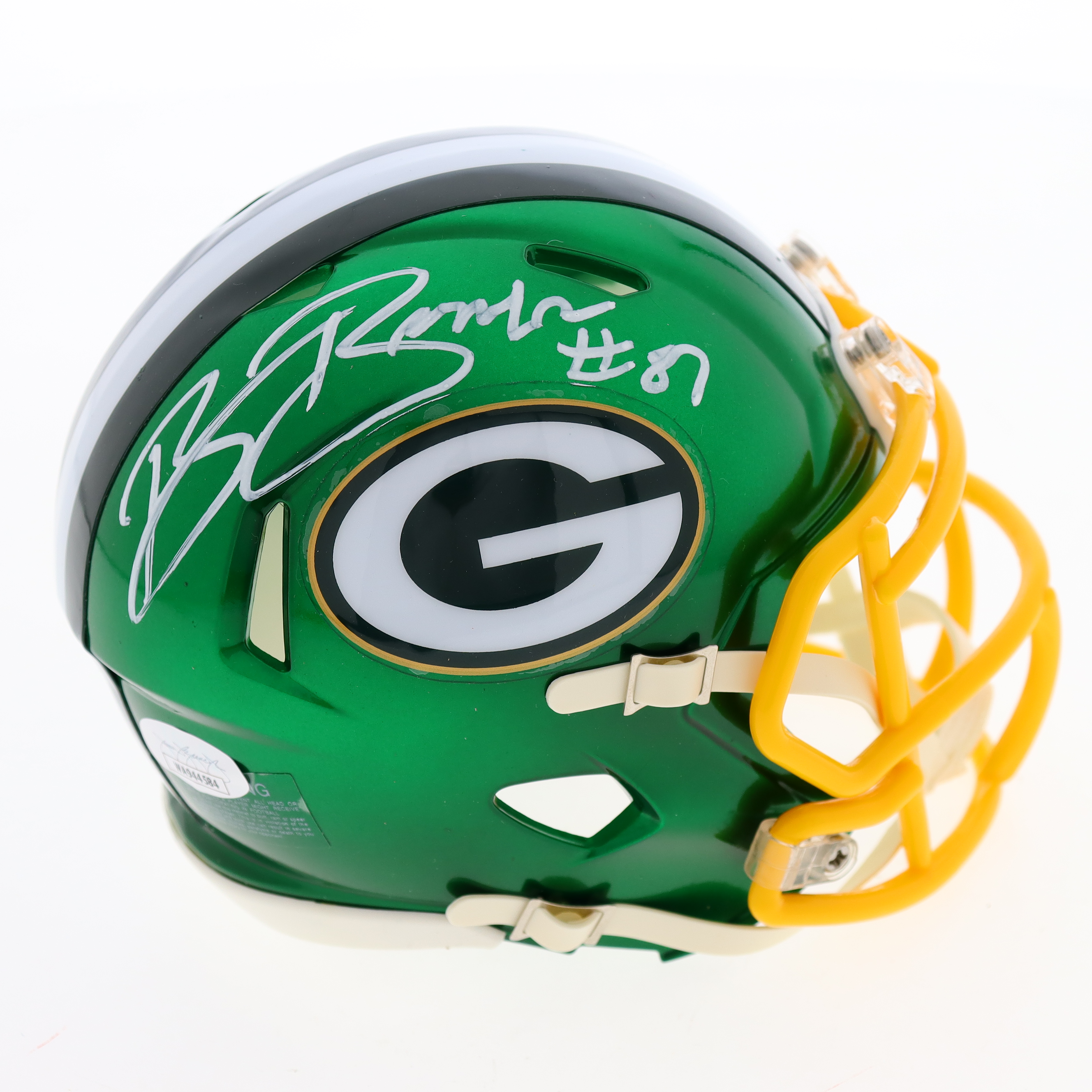 Robert Brooks Signed Packers Flash Alternate Speed Mini Helmet (JSA) at PristineAuction.com Robert Brooks Signed Packers Flash Alternate Speed Mini Helmet (JSA) at PristineAuction.com