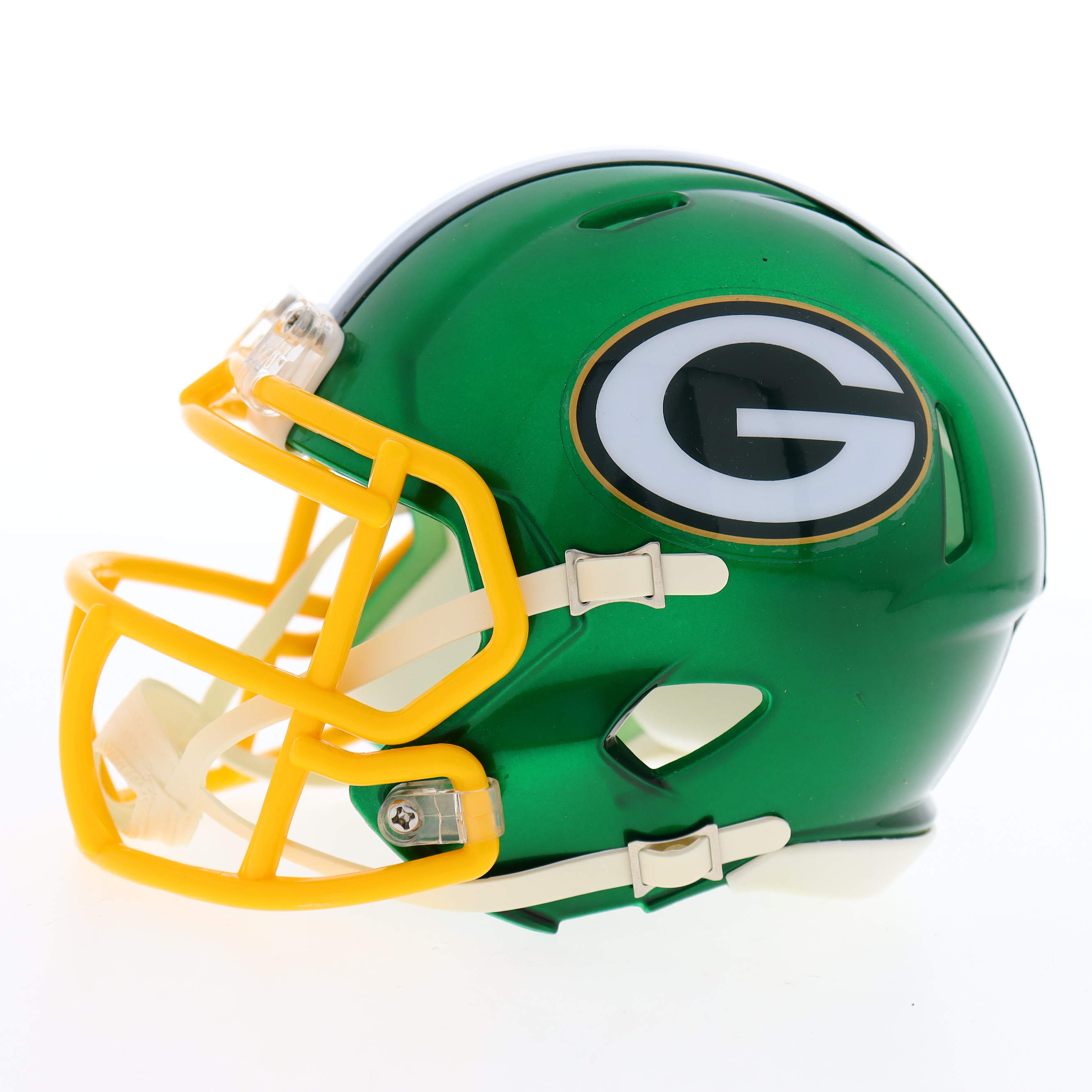 Robert Brooks Signed Packers Flash Alternate Speed Mini Helmet (JSA) at PristineAuction.com Robert Brooks Signed Packers Flash Alternate Speed Mini Helmet (JSA) at PristineAuction.com