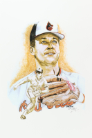 "Cal Ripken Jr." Orioles LE 12x18 Lithograph by Brian Barton #/250 (PA) at PristineAuction.com