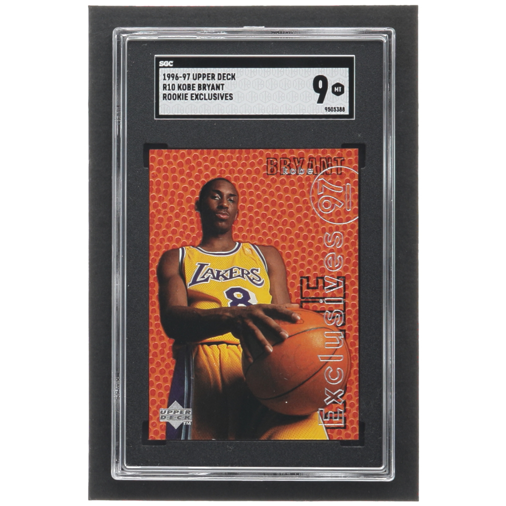1996 Kobe Bryant Rookie 1996-97 Upper Deck Kobe Bryant Rookie Card