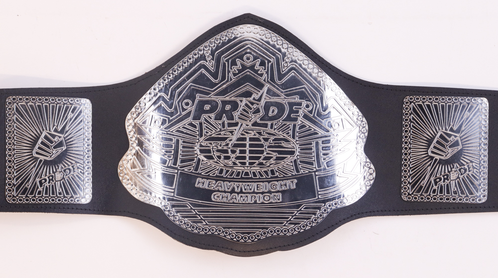 Fedor Emelianenko Signed Full-Size MMA Pride Championship Belt (Beckett) at PristineAuction.com Fedor Emelianenko Signed Full-Size MMA Pride Championship Belt (Beckett) at PristineAuction.com