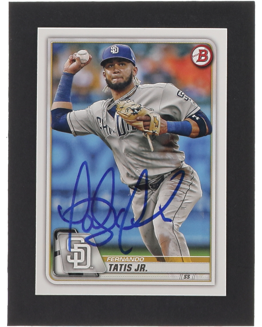 Fernando Tatis Jr. Signed 2020 Bowman #47 (Beckett) at PristineAuction.com Fernando Tatis Jr. Signed 2020 Bowman #47 (Beckett) at PristineAuction.com
