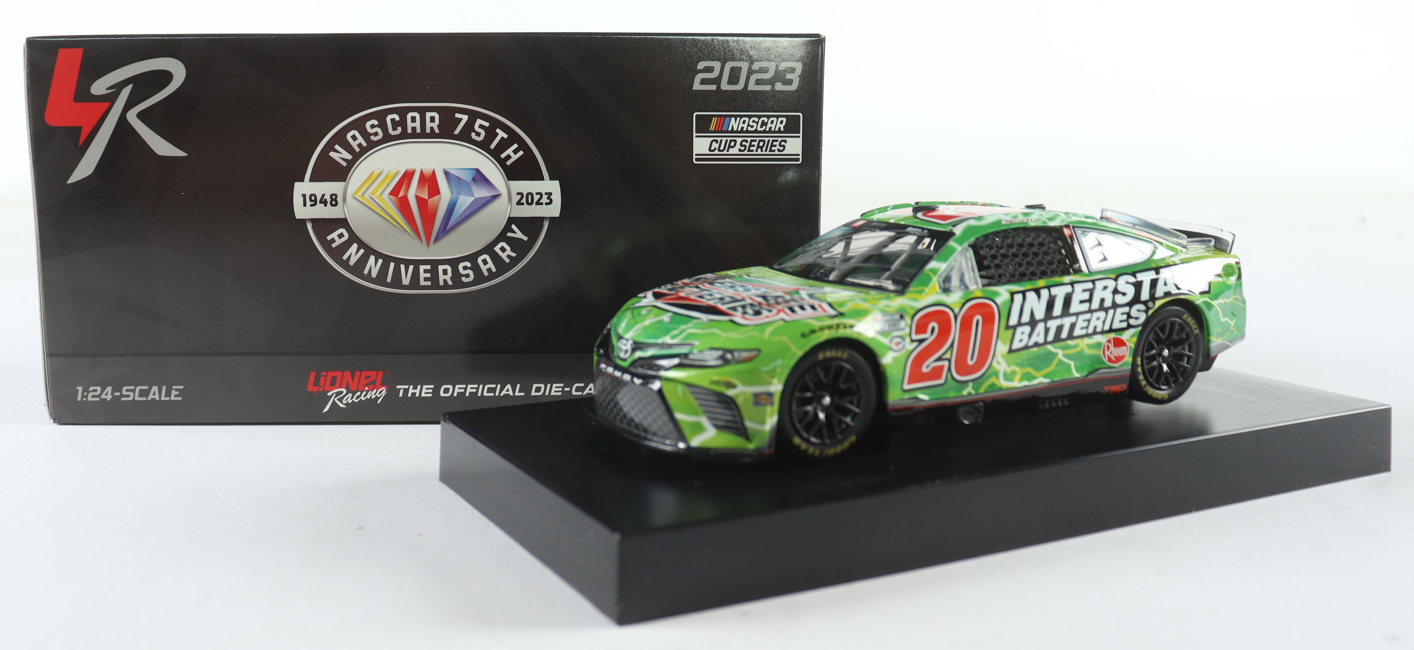 Christopher Bell Signed 2023 #20 Interstate Batteries I 1:24 Diecast Car (PA) at PristineAuction.com Christopher Bell Signed 2023 #20 Interstate Batteries I 1:24 Diecast Car (PA) at PristineAuction.com