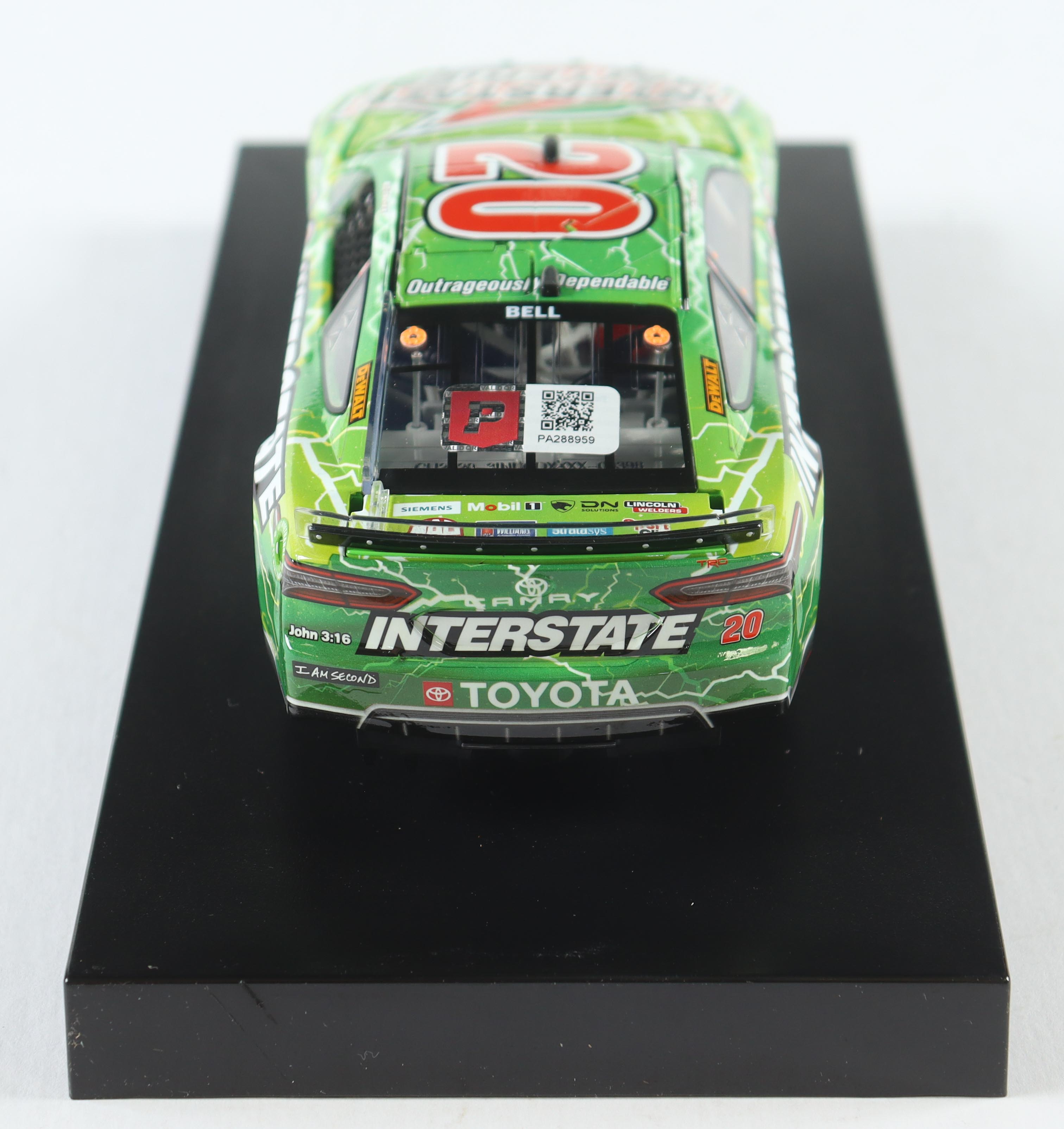 Christopher Bell Signed 2023 #20 Interstate Batteries I 1:24 Diecast Car (PA) at PristineAuction.com Christopher Bell Signed 2023 #20 Interstate Batteries I 1:24 Diecast Car (PA) at PristineAuction.com