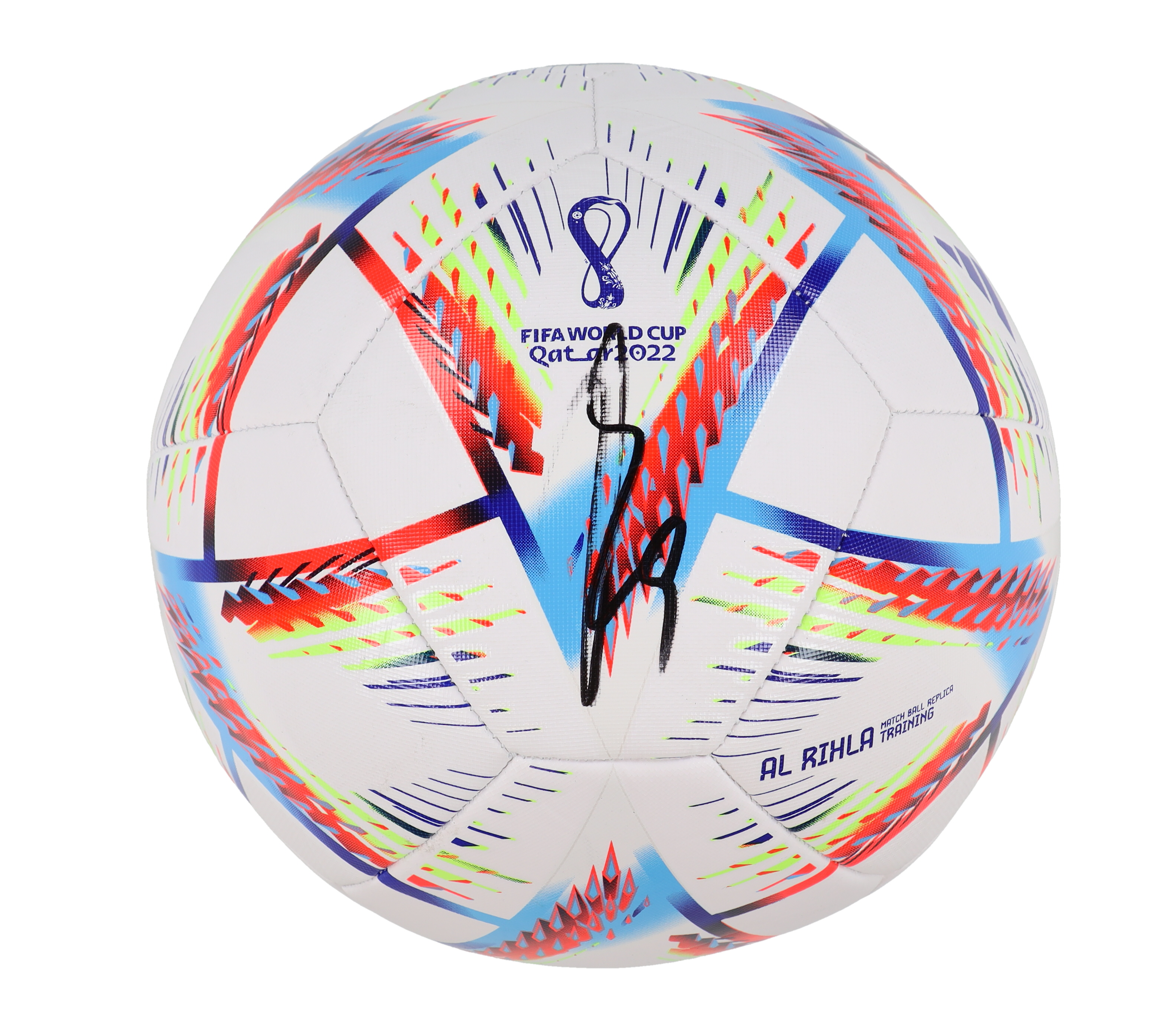 Karim Benzema Signed 2022 World Cup Soccer Ball (Beckett) at PristineAuction.com Karim Benzema Signed 2022 World Cup Soccer Ball (Beckett) at PristineAuction.com