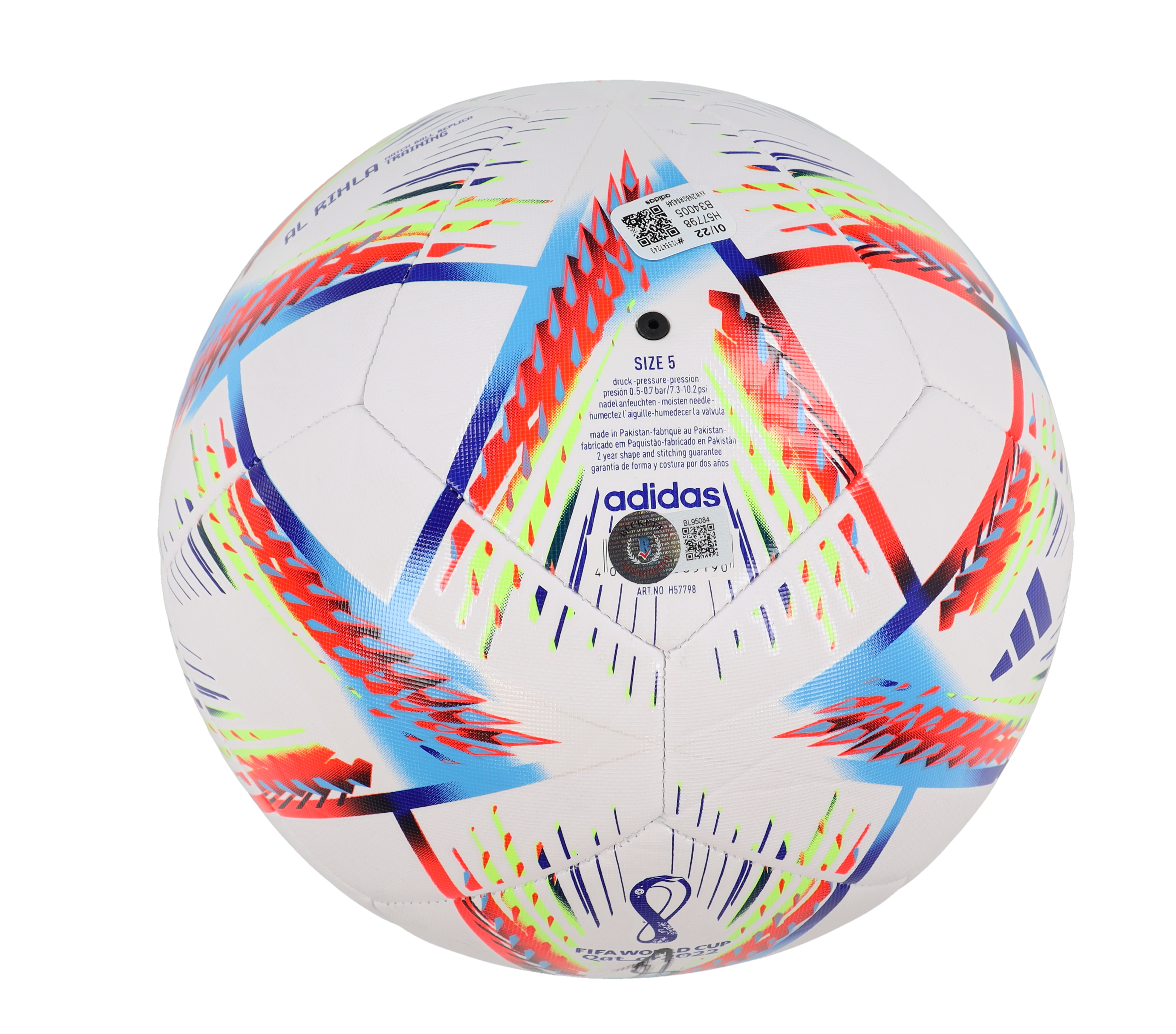 Karim Benzema Signed 2022 World Cup Soccer Ball (Beckett) at PristineAuction.com Karim Benzema Signed 2022 World Cup Soccer Ball (Beckett) at PristineAuction.com